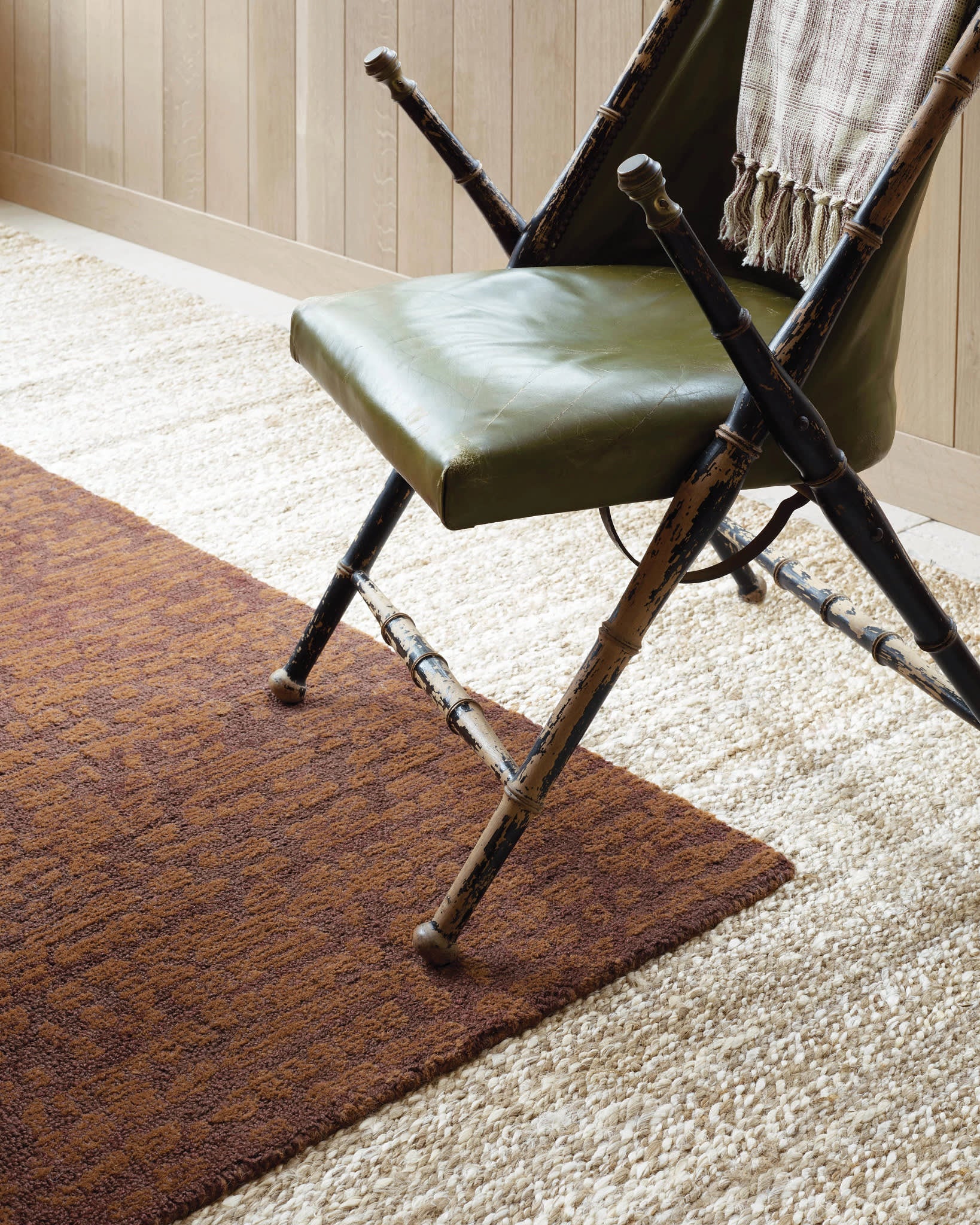 Mina Tufted Wool Custom Rug | Caramel - Image 5
