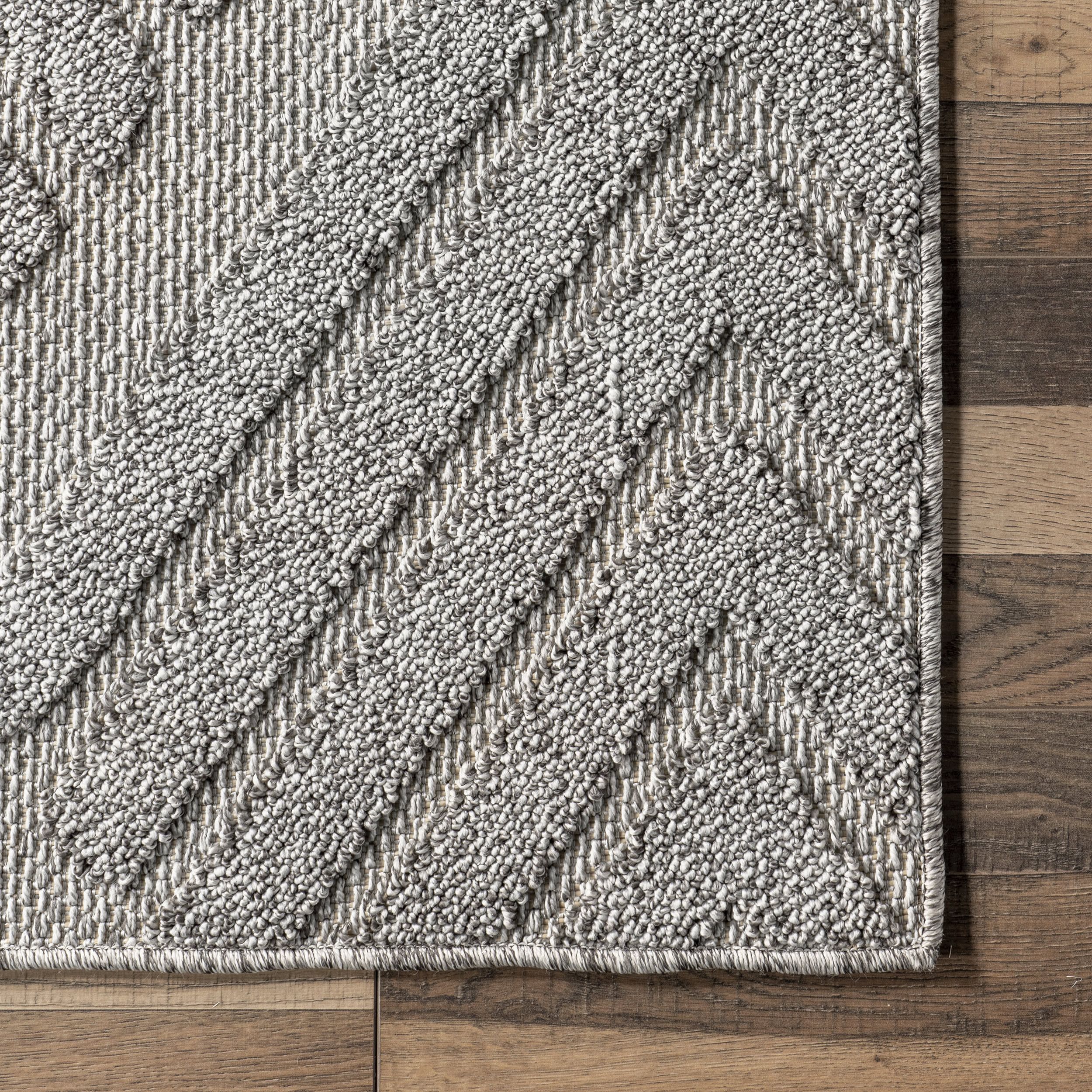Lexie Arrow Indoor/Outdoor Rug | Grey - Image 3