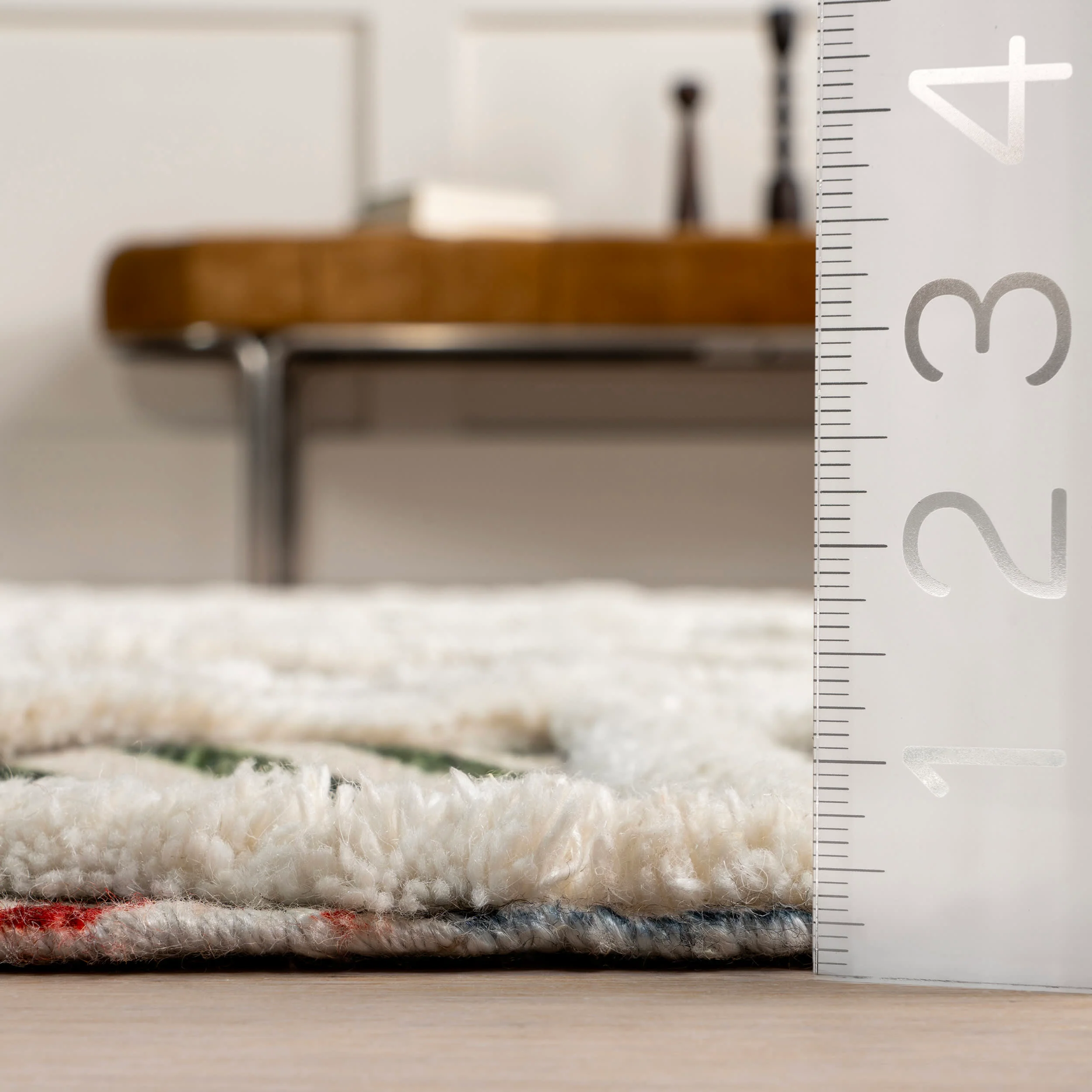 Lexley Triangular Rug | Red - Image 5