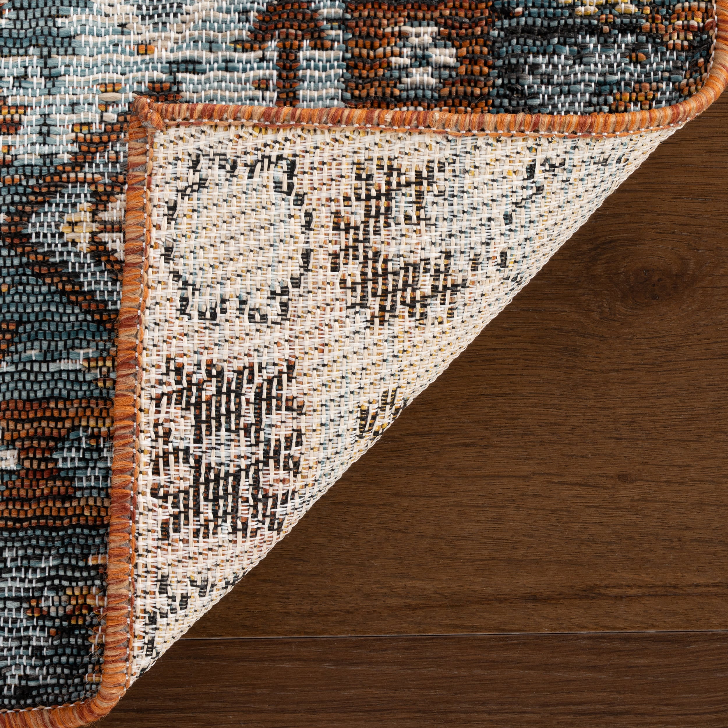 Liamara Traditional Medallion Indoor/Outdoor Rug | Brown - Image 8
