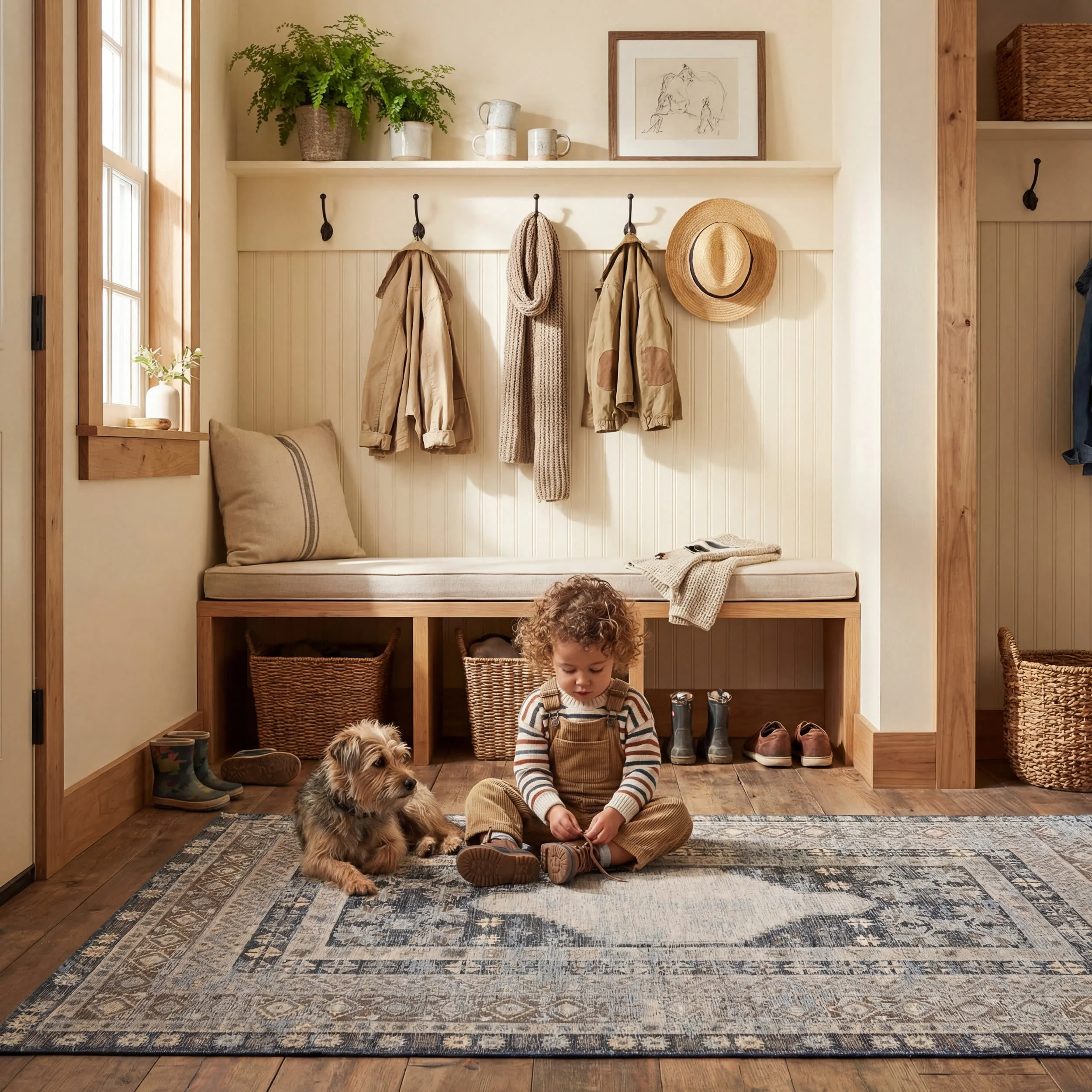 Liamara Traditional Medallion Indoor/Outdoor Rug | Grey - Image 9