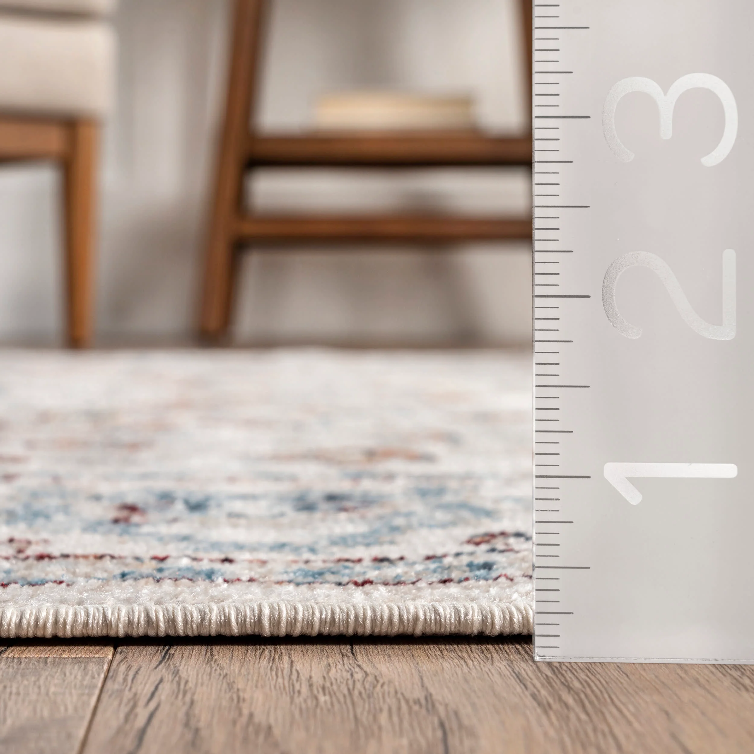 Lianna Washable Vines Rug | Beige - Image 5