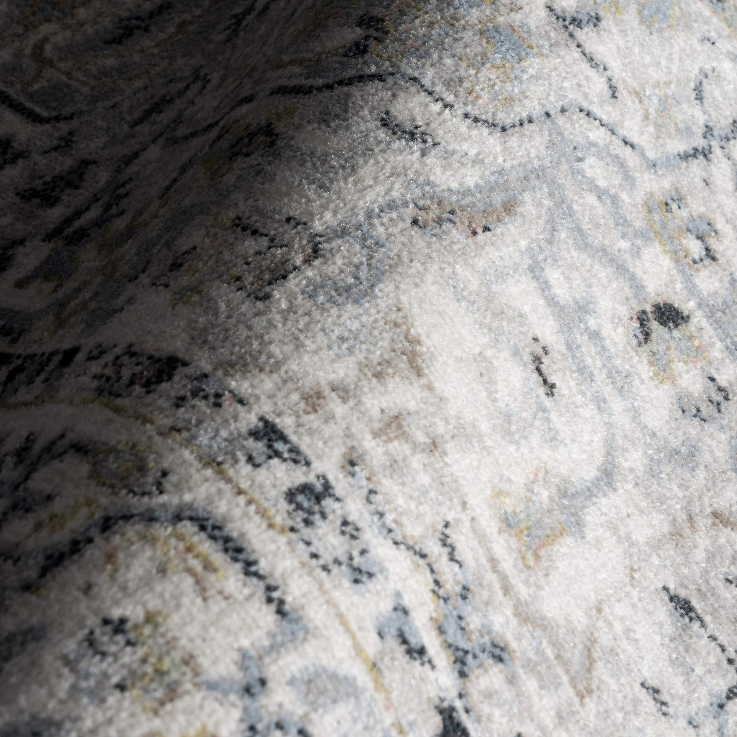 Lianna Washable Vines Rug | Blue - Image 3