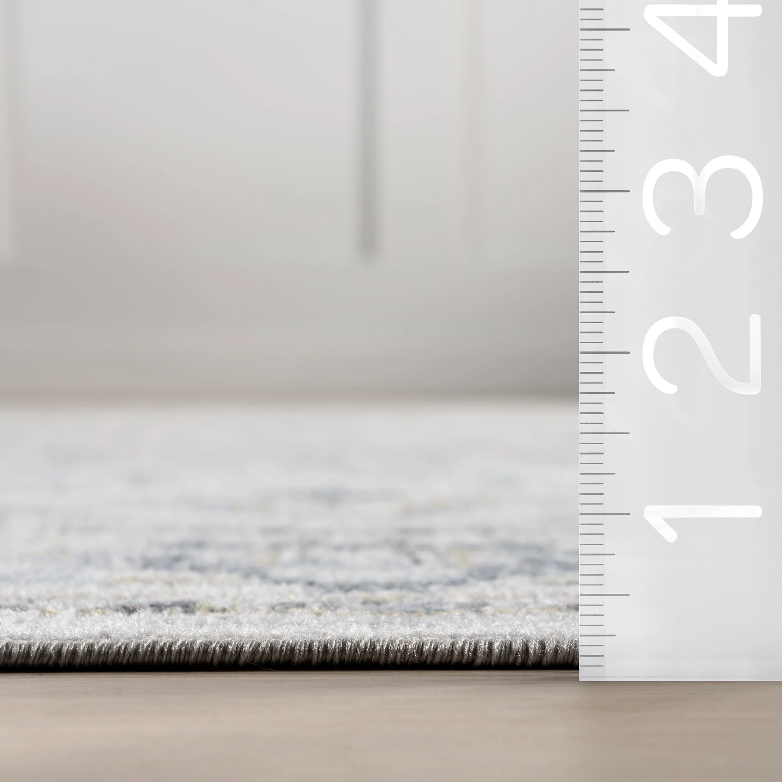 Lianna Washable Vines Rug | Blue - Image 6