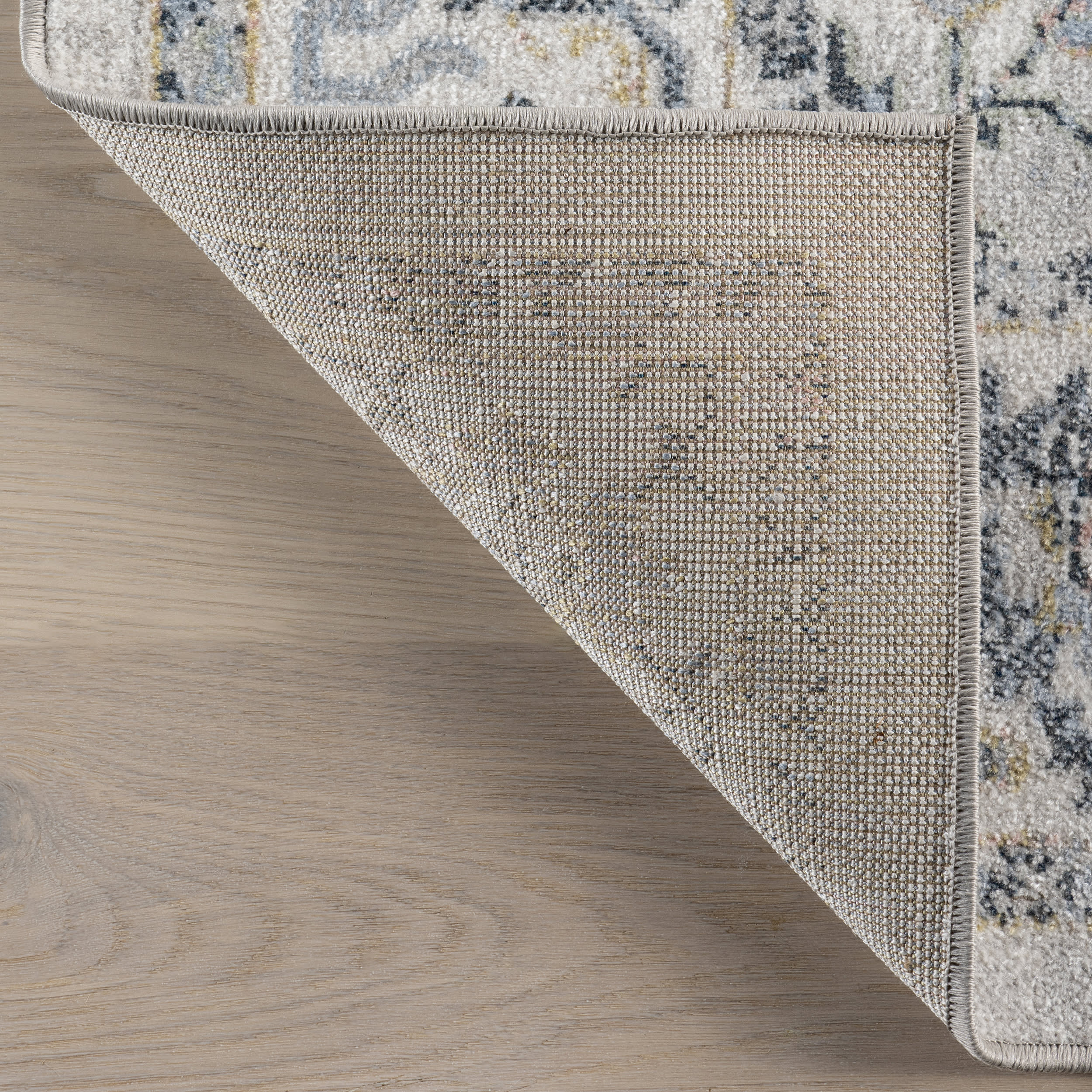 Lianna Washable Vines Rug | Blue - Image 7