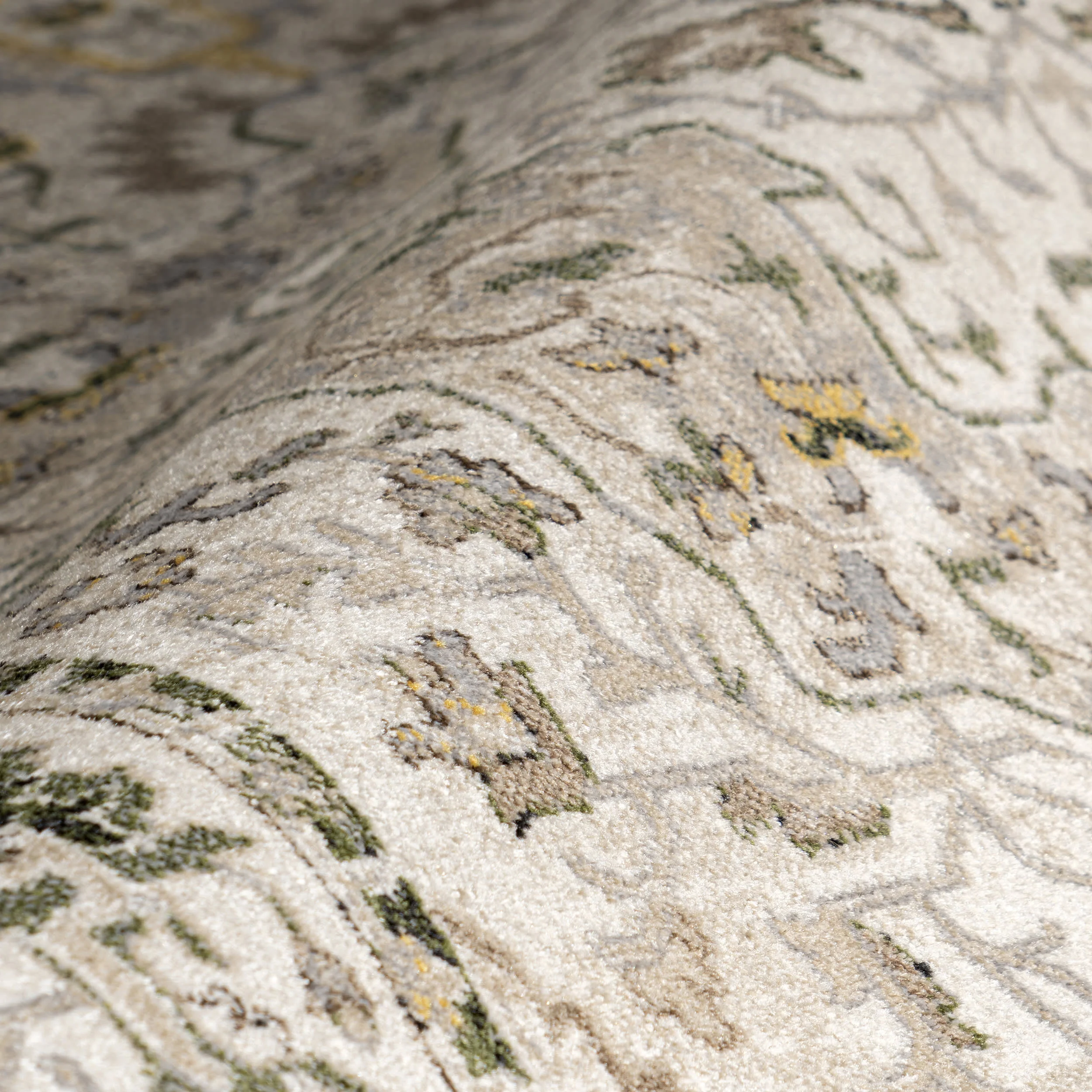 Lianna Washable Vines Rug | Cream - Image 3