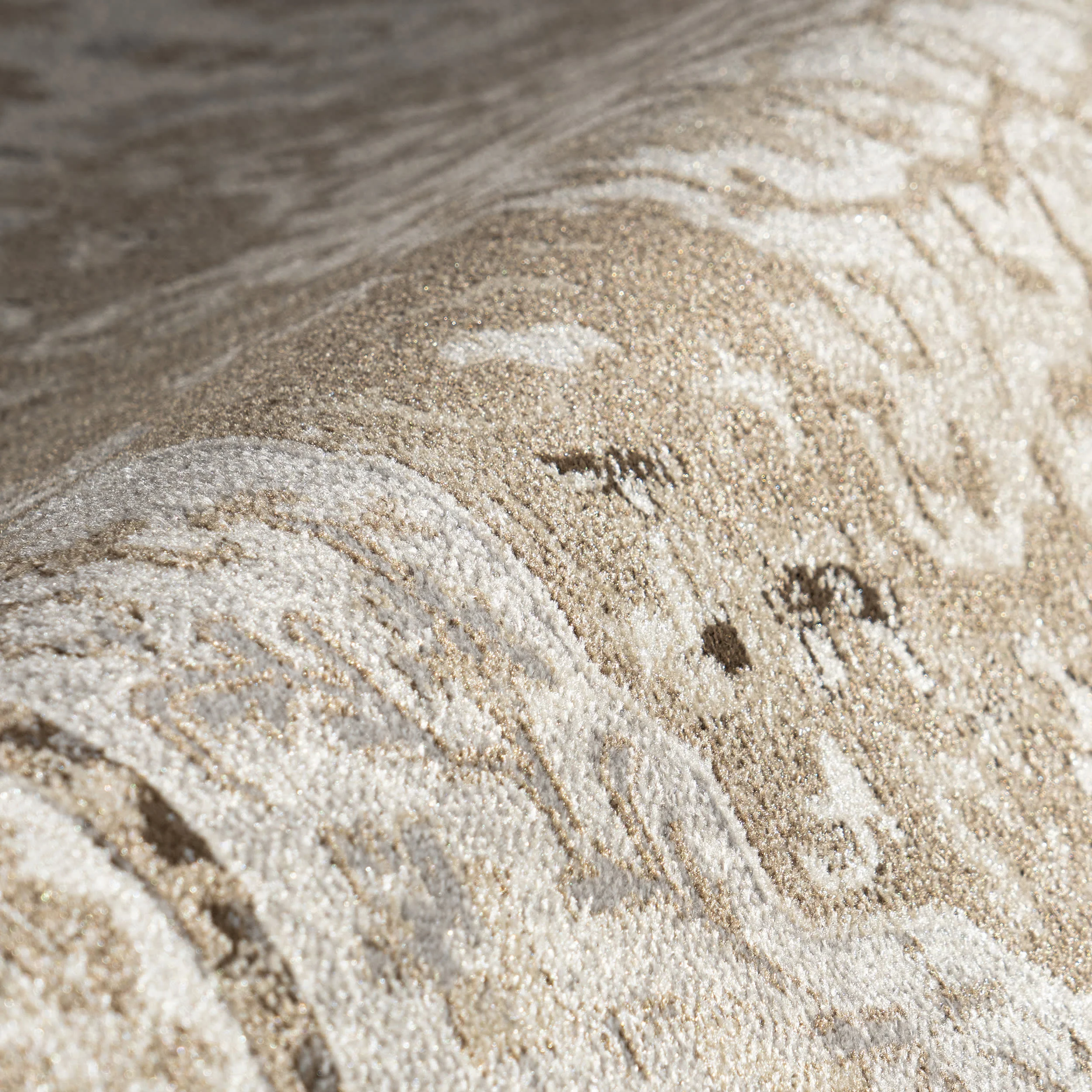 Lianna Washable Vines Rug | Light Brown - Image 3