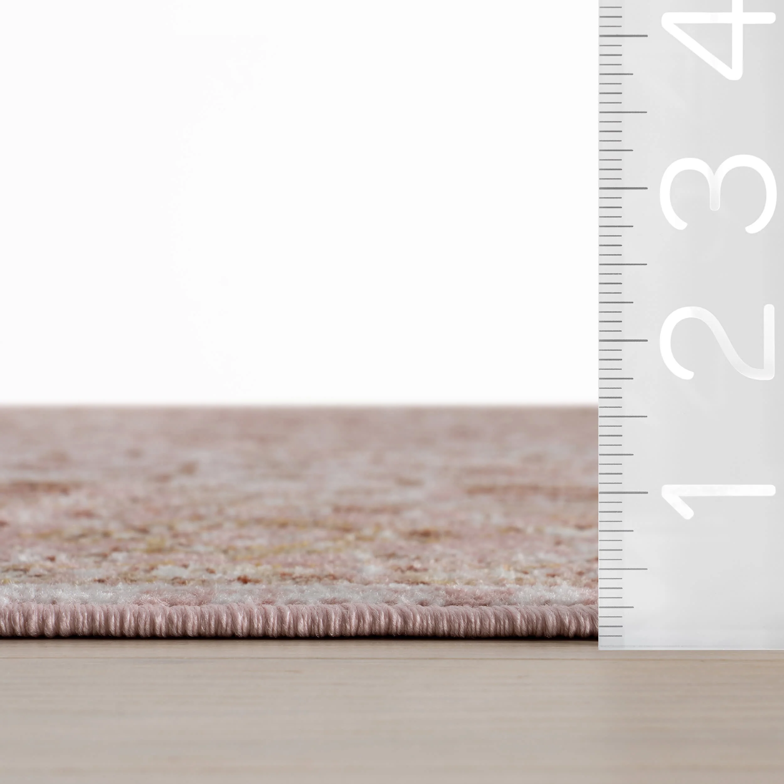 Lianna Washable Vines Rug | Pink - Image 6