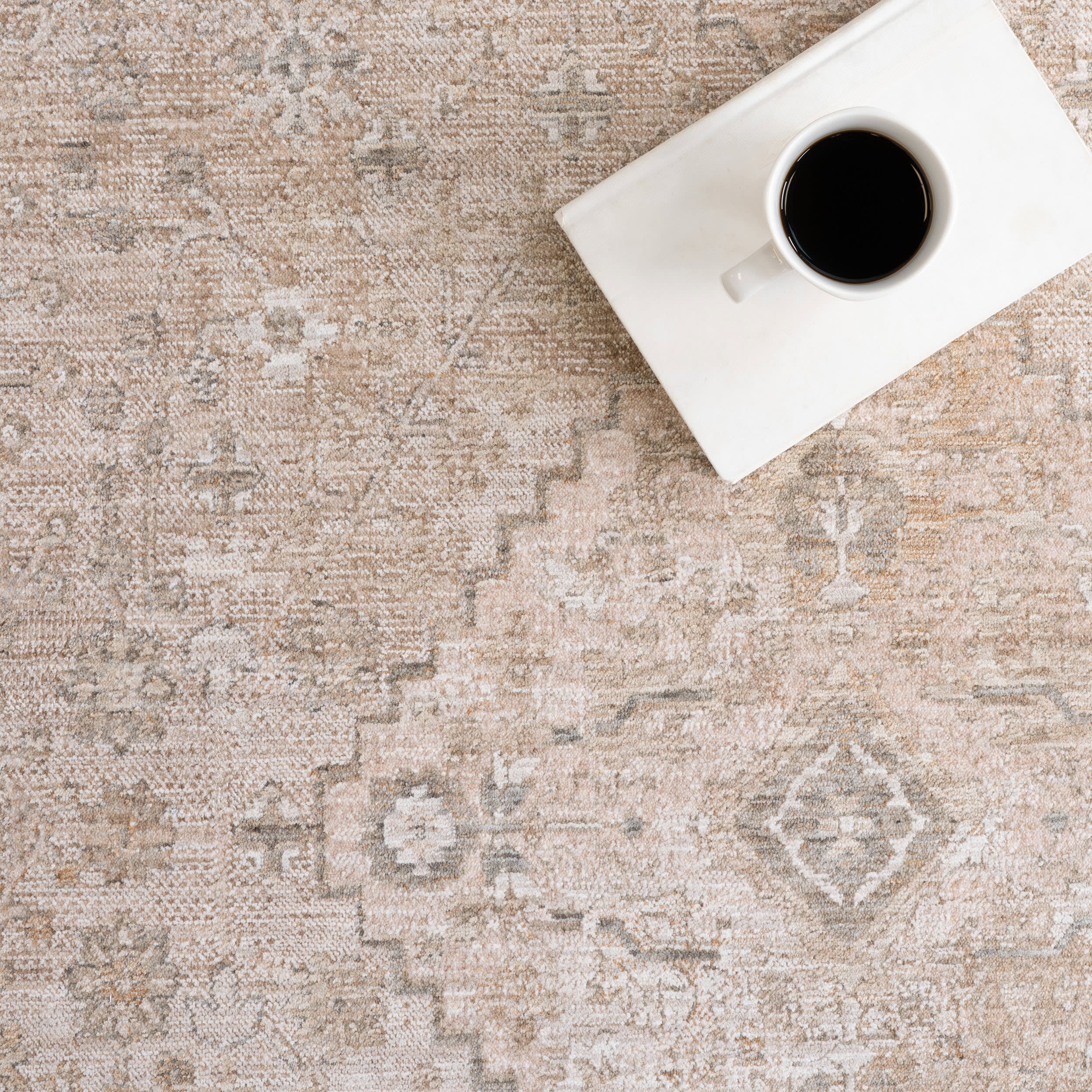 Lilianna Vintage Rug | Light Beige - Image 8