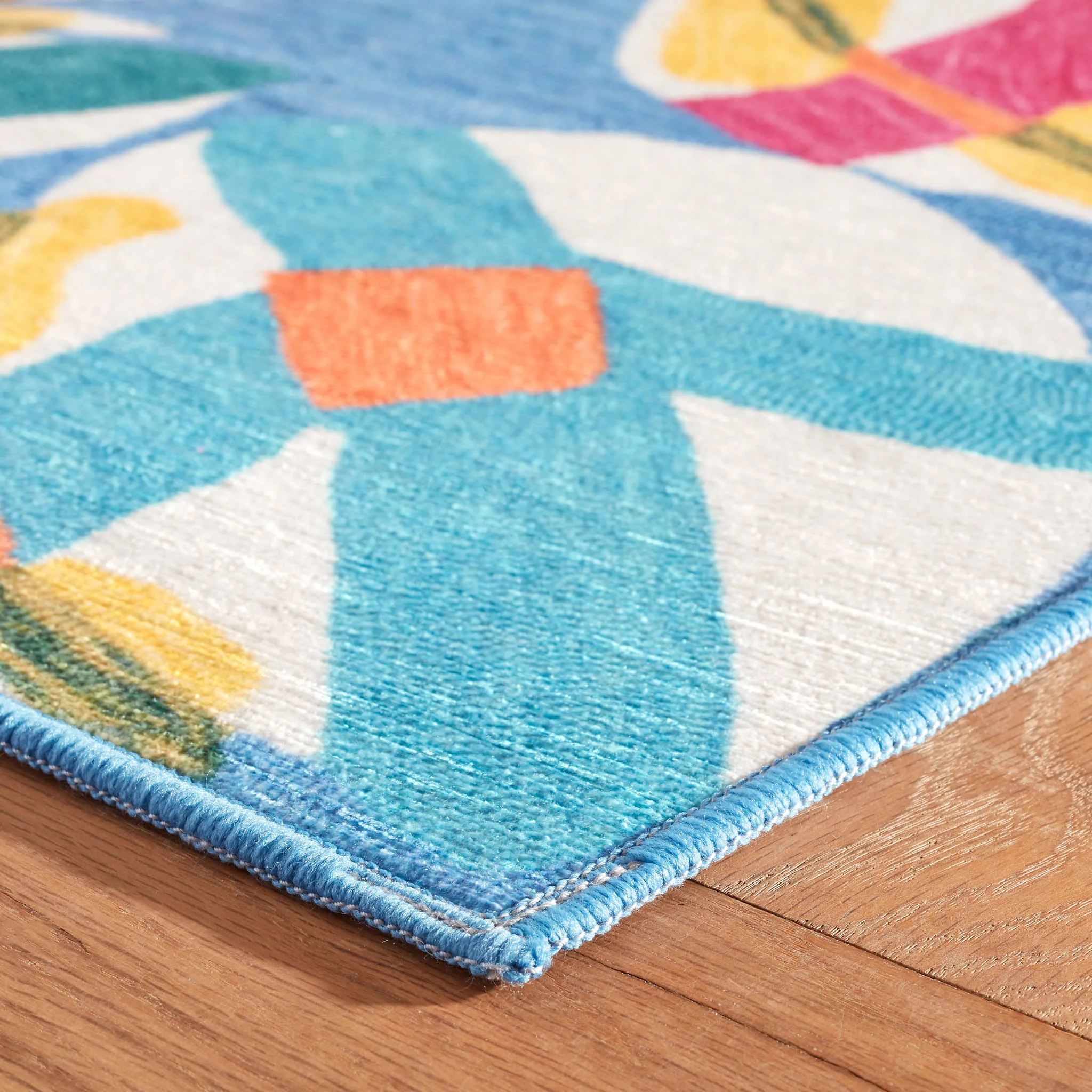 Lily Pad Machine Washable Rug | Spring - Image 6