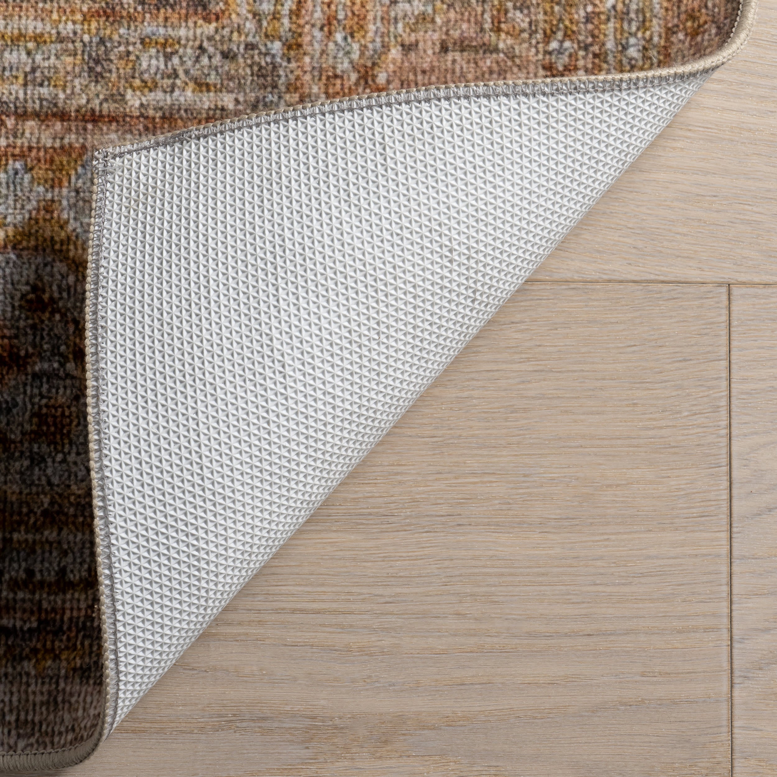 Lincoln Medallion Washable Rug | Mustard - Image 7