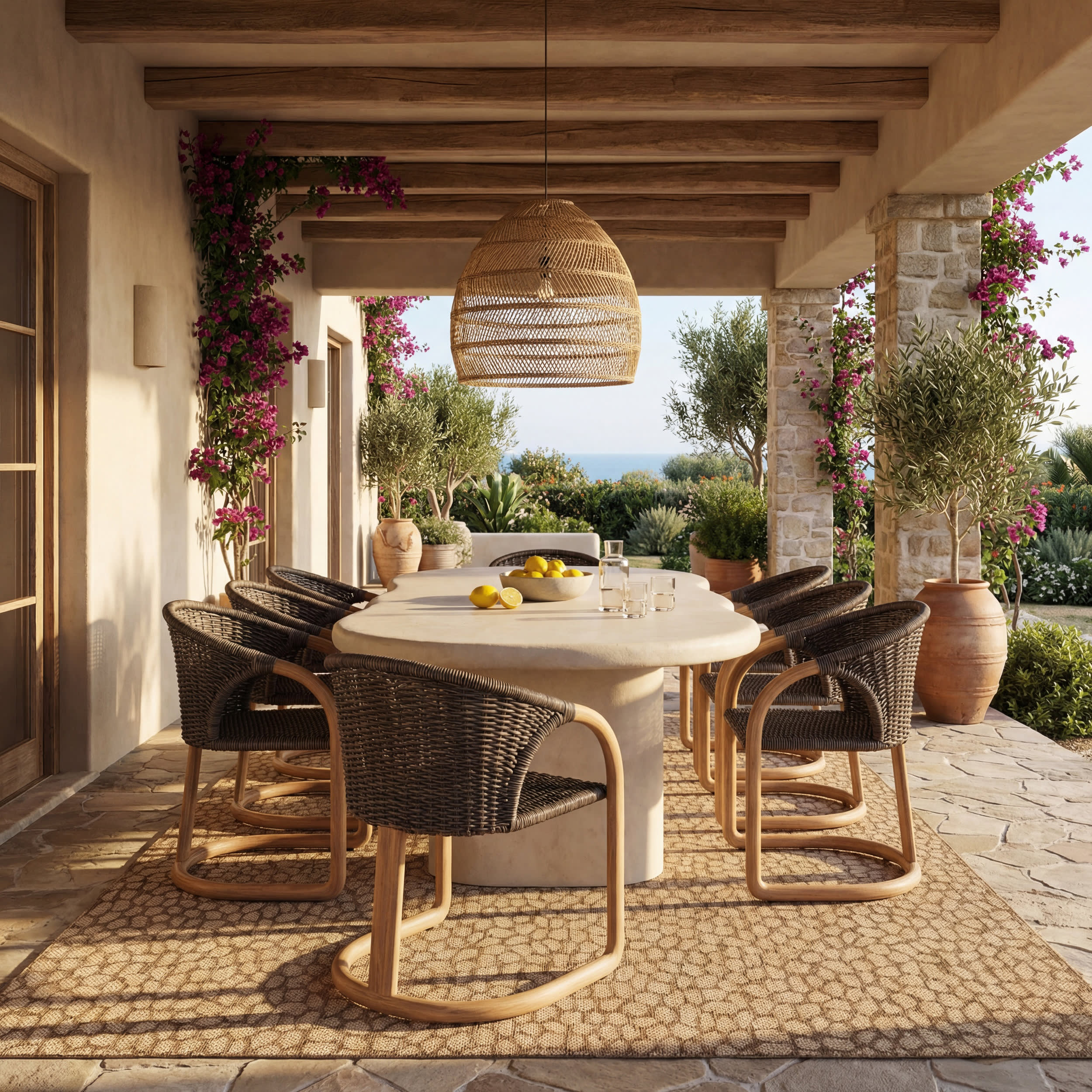 Lindra Modern Animal Print Indoor/Outdoor Rug | Brown - Image 2