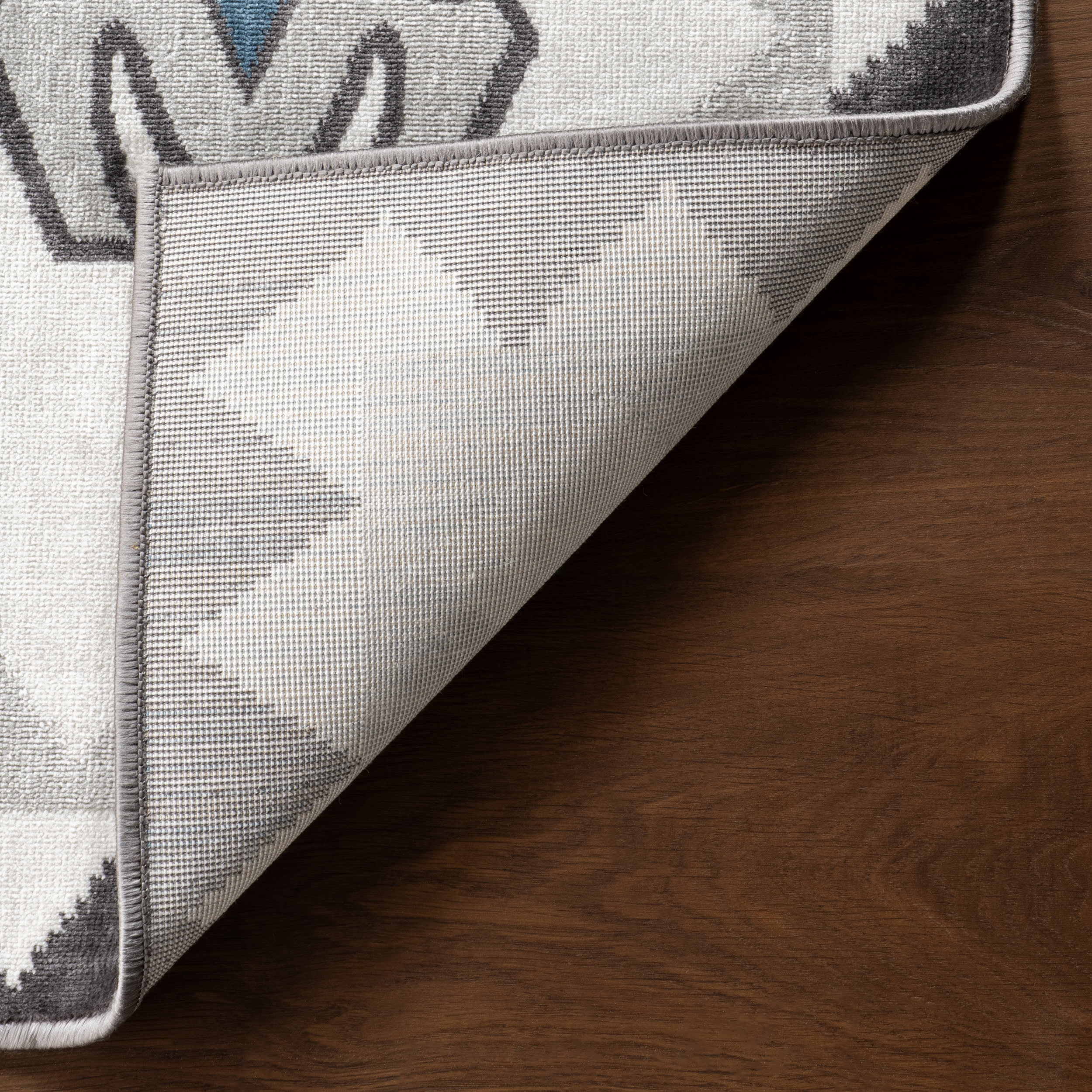 Liz Washable Geometric Rug | Beige - Image 6