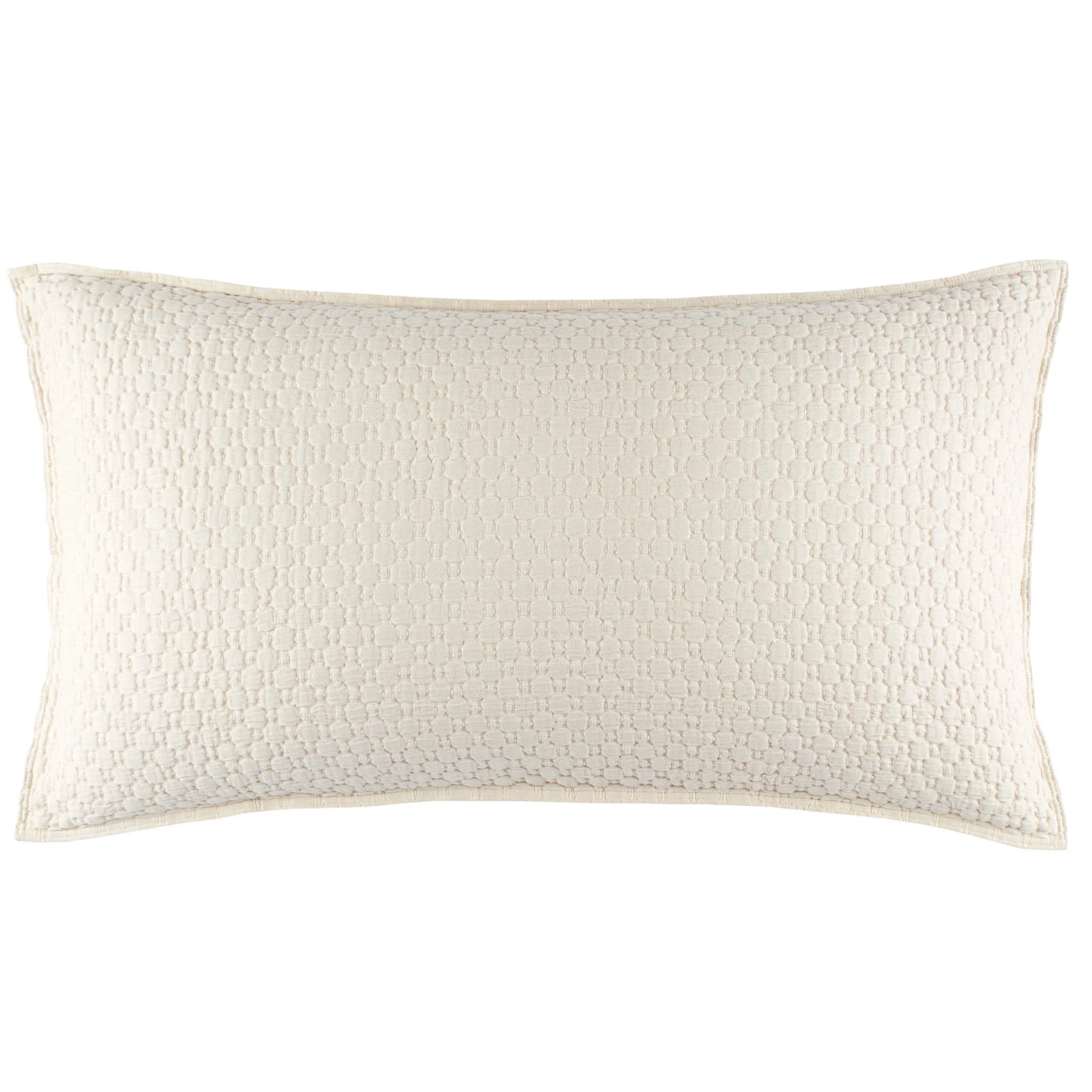 Lodi Matelasse Sham | Alabaster - Image 4