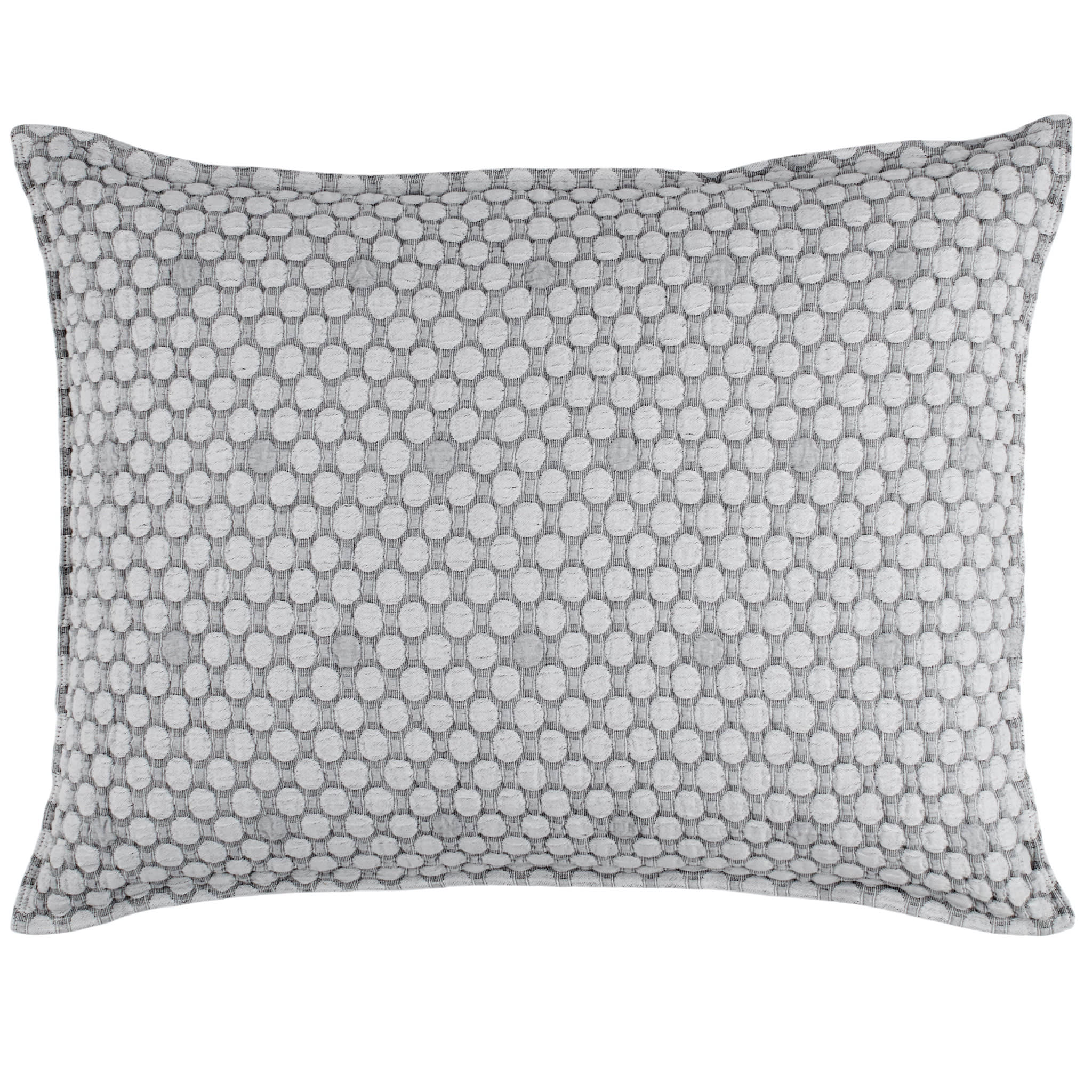Lodi Matelasse Sham | Black/White - Image 2