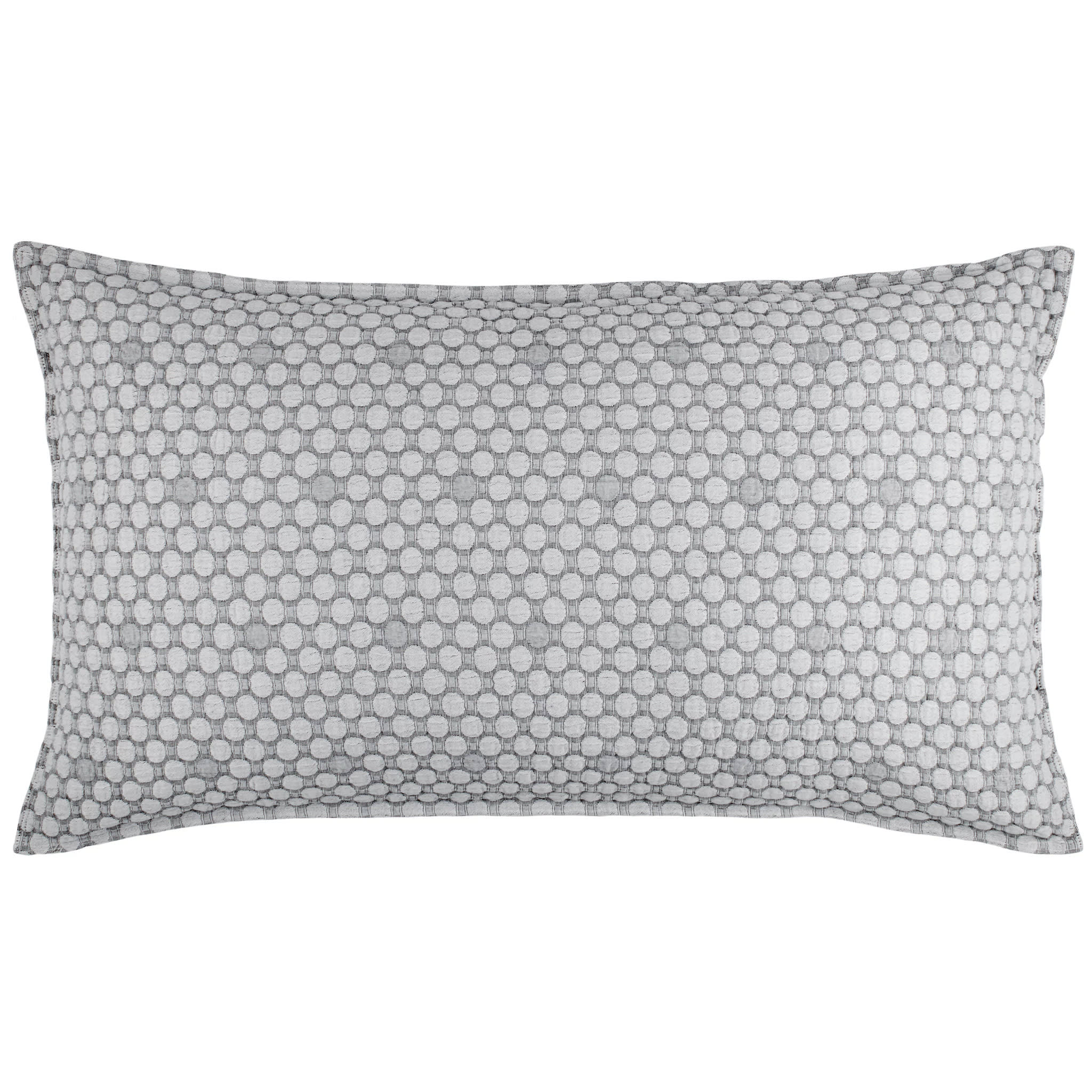 Lodi Matelasse Sham | Black/White - Image 3