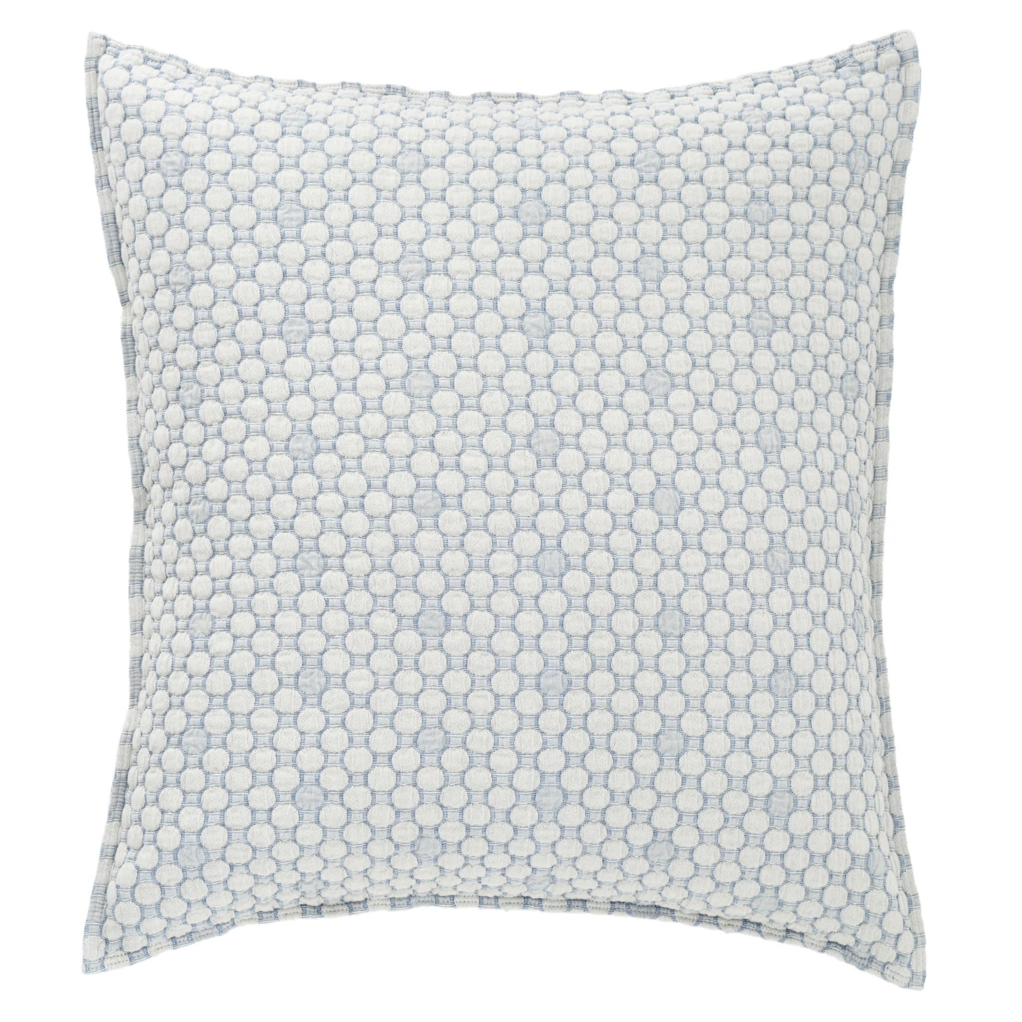 Lodi Matelasse Sham | Blue - Image 4