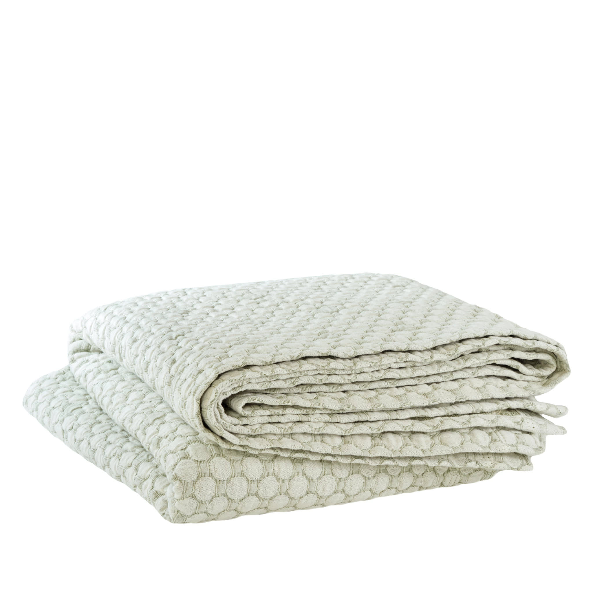 Lodi Matelasse Coverlet | Sage - Image 3