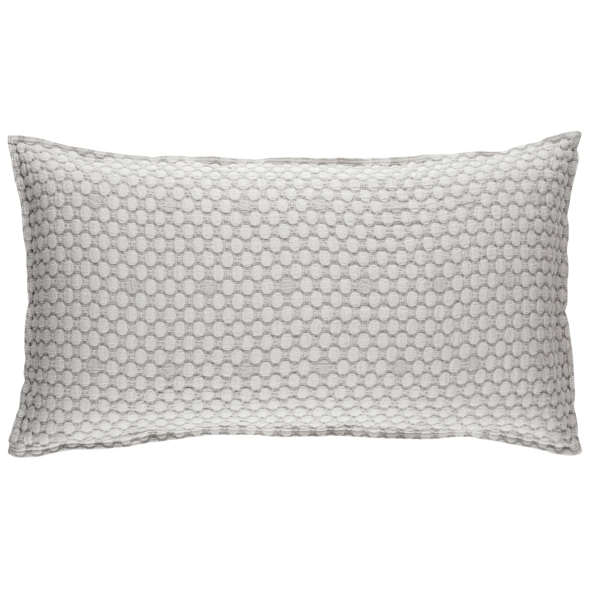 Lodi Matelasse Sham | Silver - Image 5