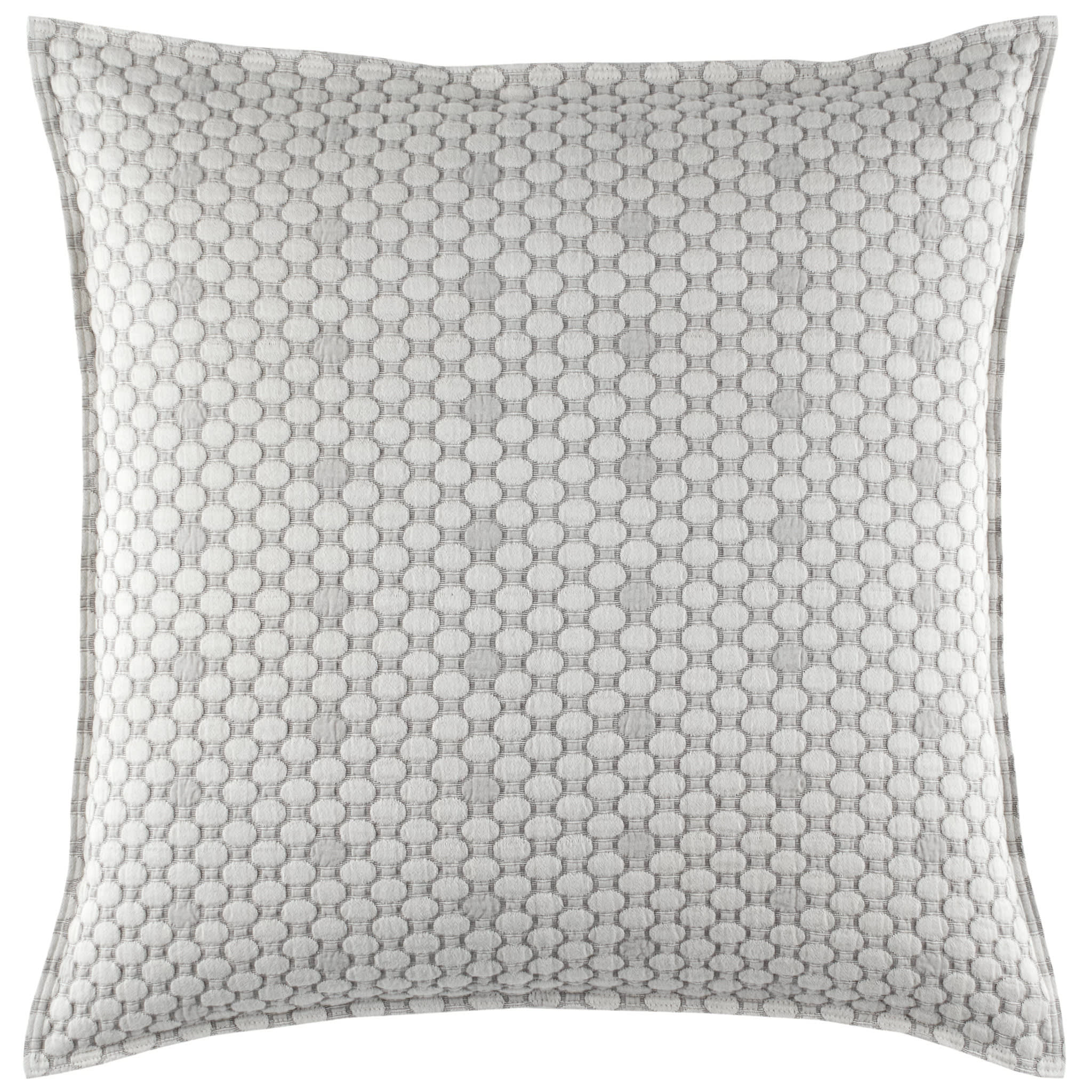 Lodi Matelasse Sham | Silver - Image 7