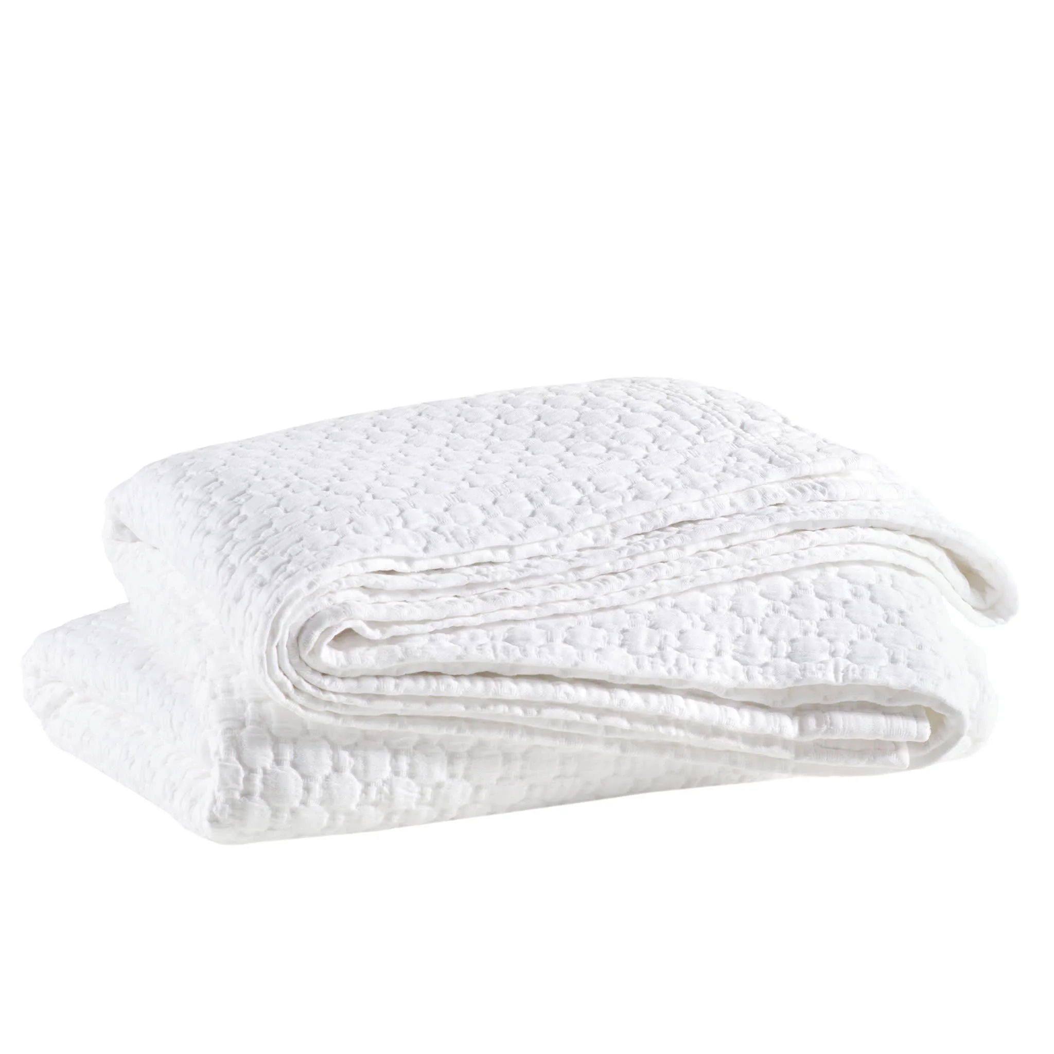 Lodi Matelasse Coverlet | White - Image 5