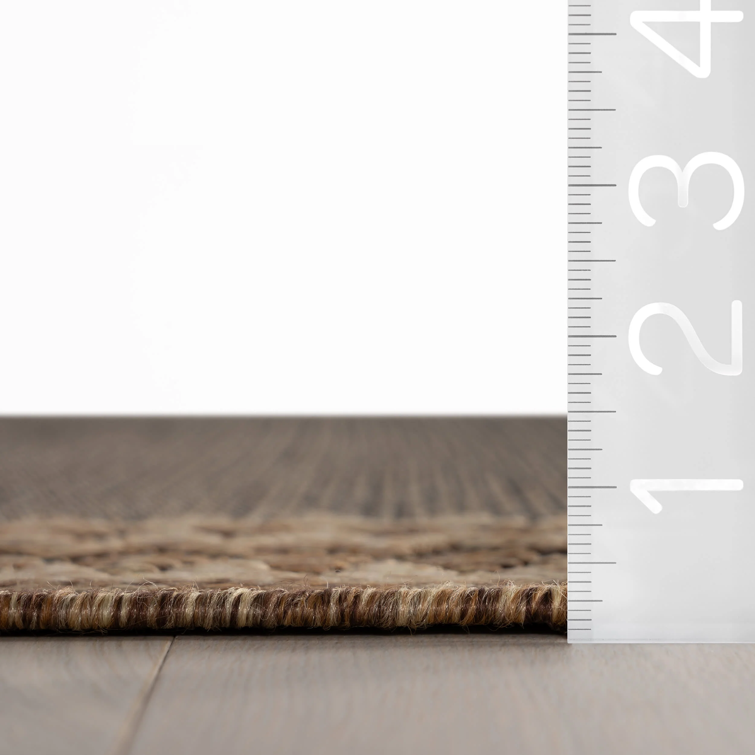 Loenya Modern Bordered Indoor/Outdoor Rug | Charcoal - Image 4