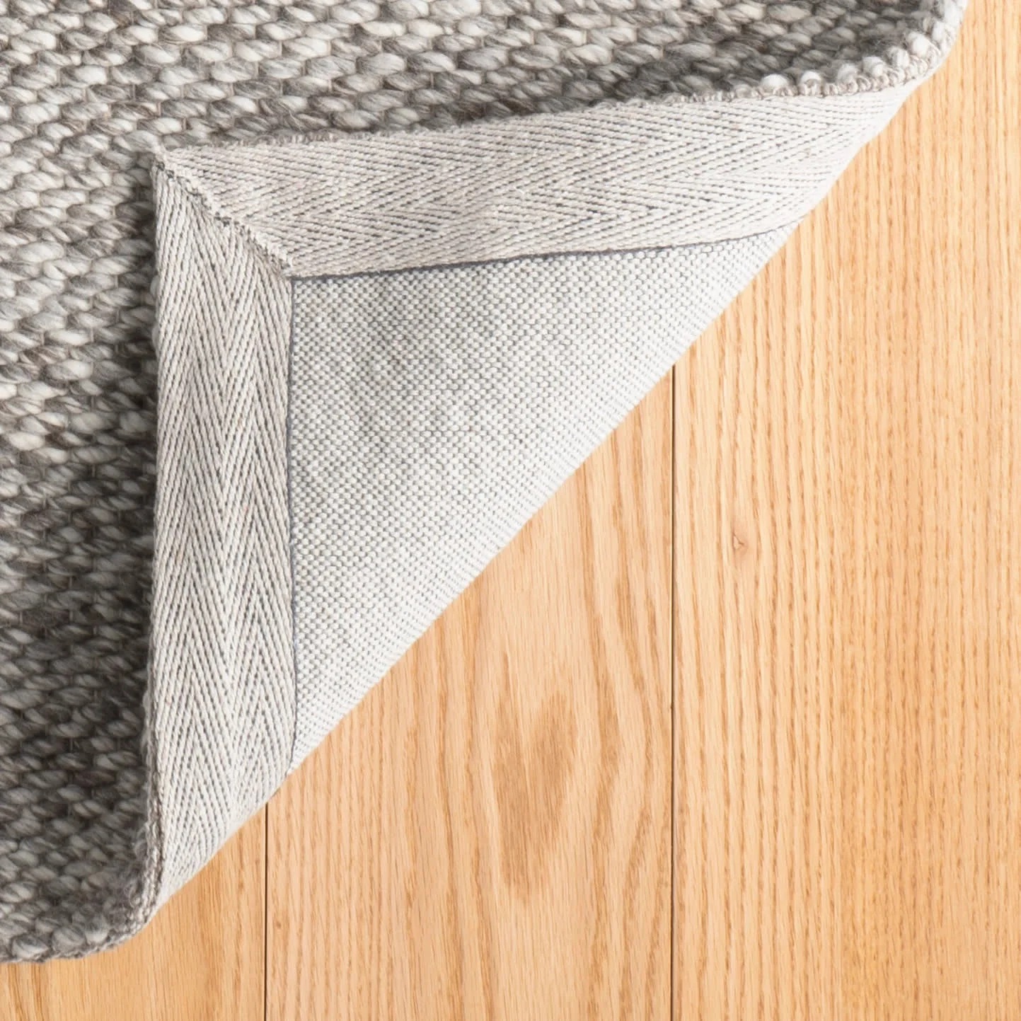 Loggia Handwoven Wool Rug | Grey - Image 5