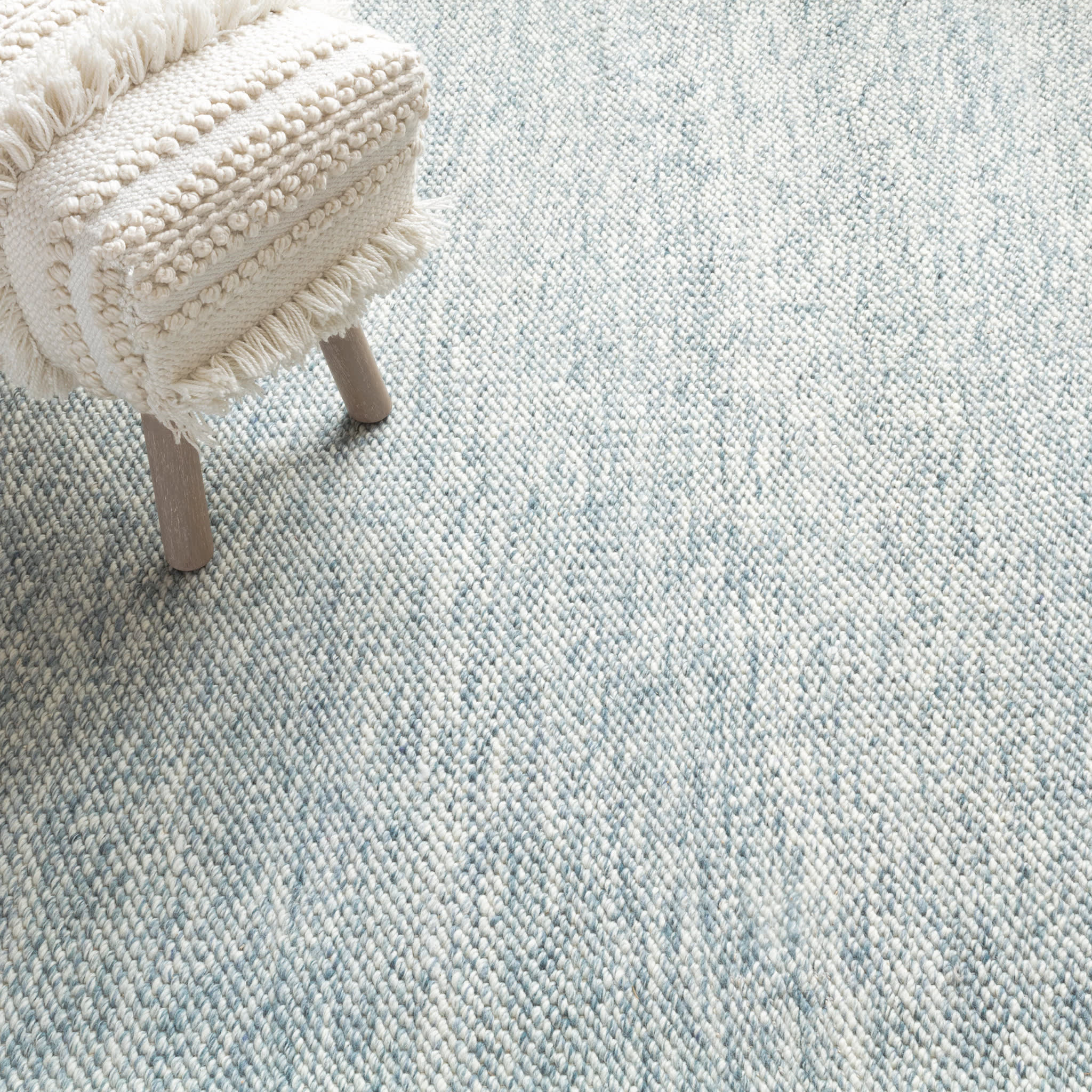 Loggia Handwoven Wool Rug | Sky - Image 2