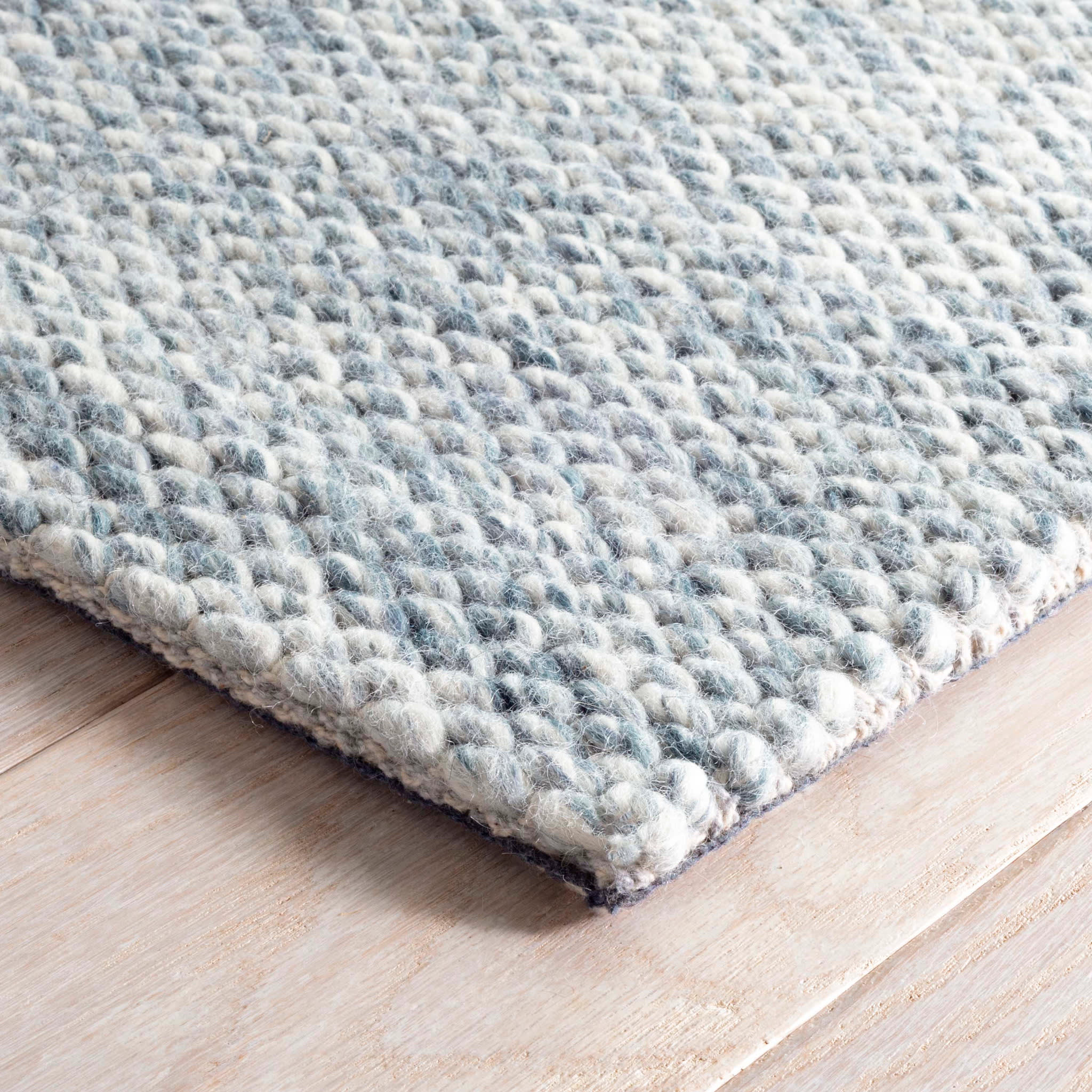 Loggia Handwoven Wool Rug | Sky - Image 3