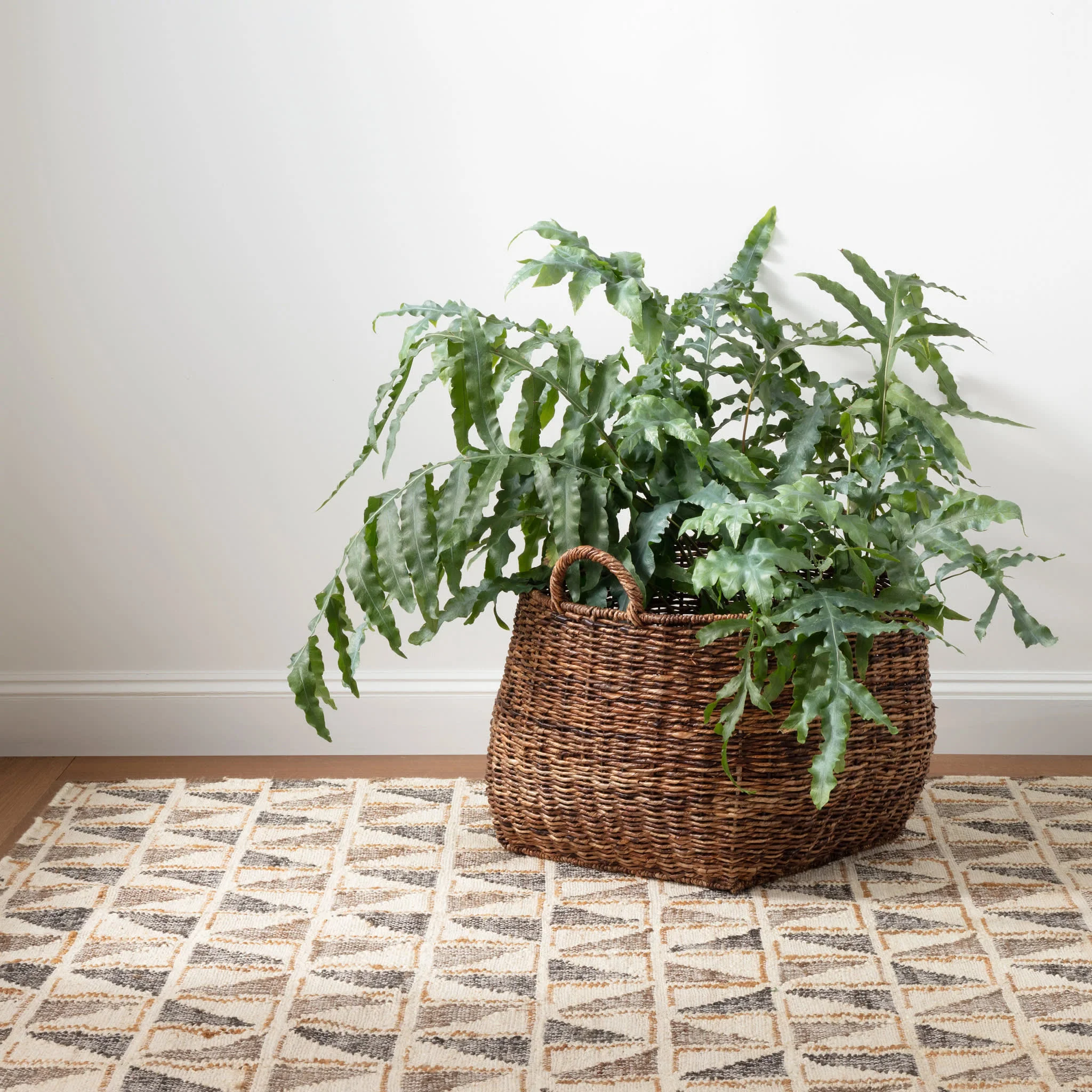 Loki Handwoven Jute Rug | Brown - Image 2