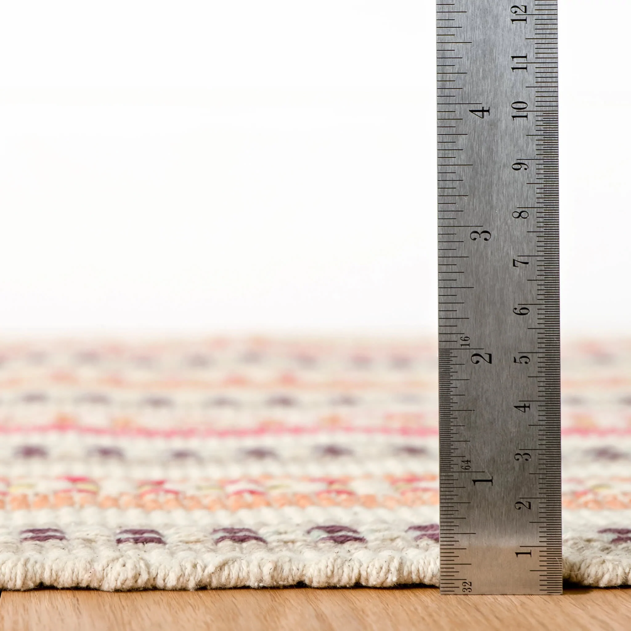 Long Slade Handwoven Cotton Rug | Spice - Image 5