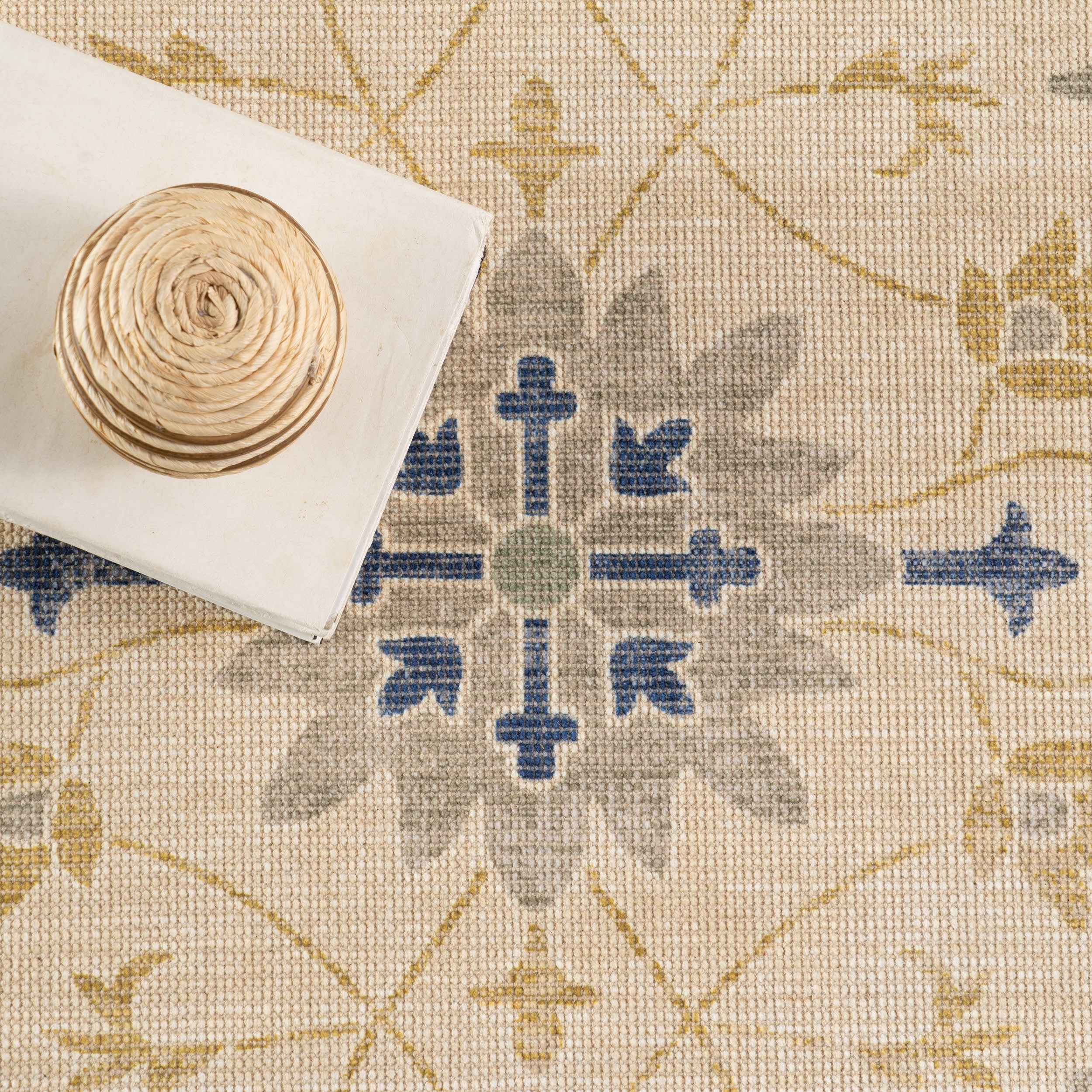 Loonarae Floral Transitional Rug | Cream - Image 8