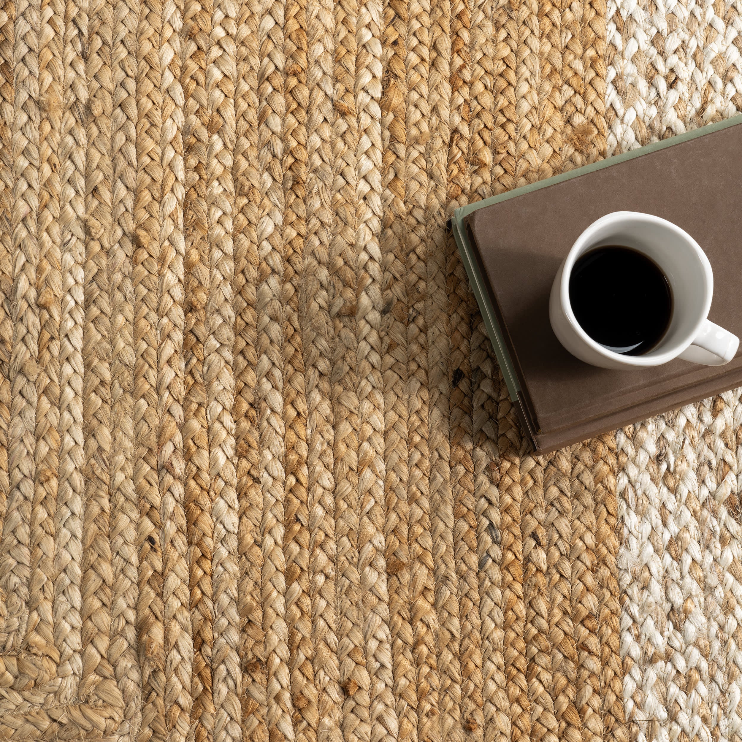 Lora Bordered Jute Rug | Natural - Image 8