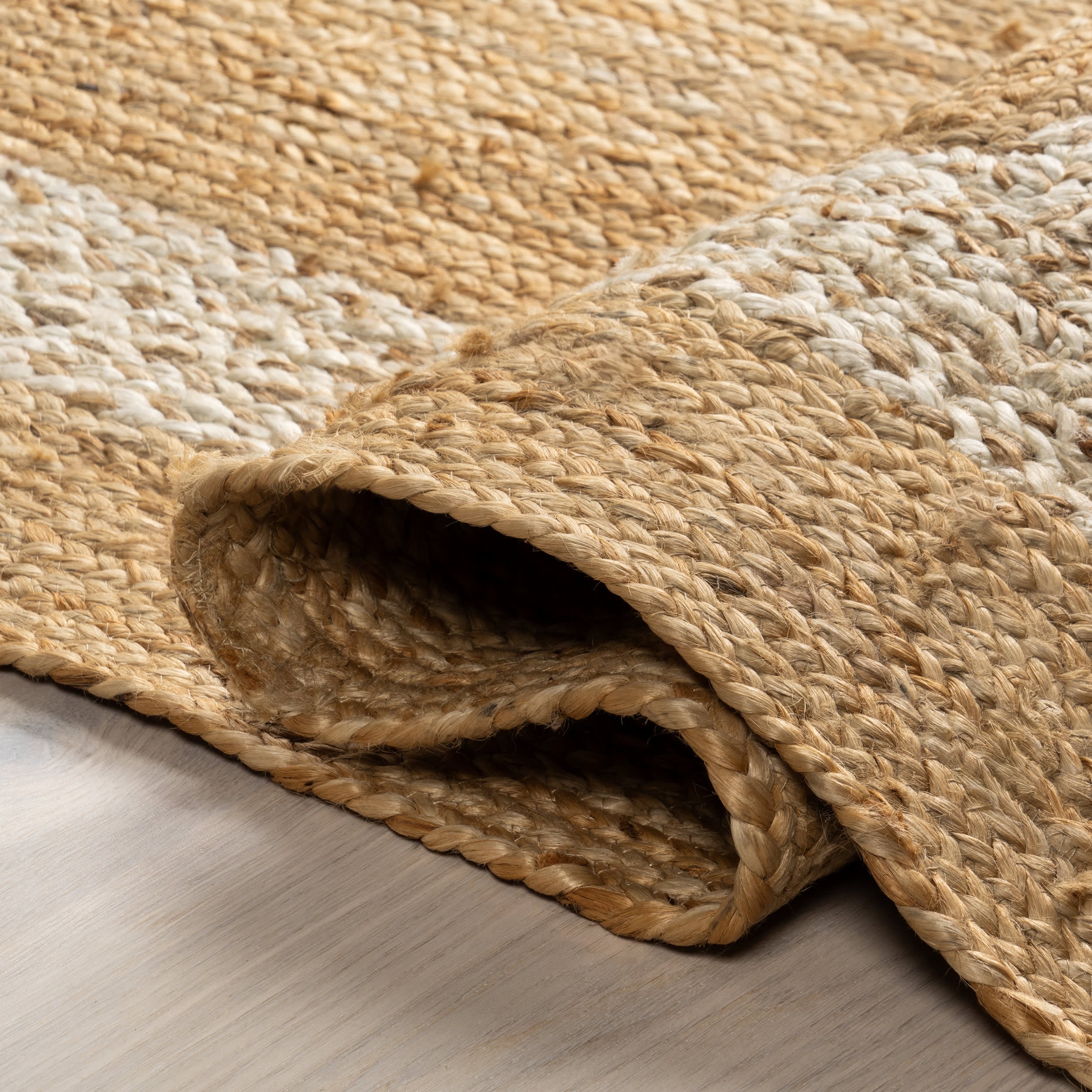 Lora Bordered Jute Rug | Natural - Image 9