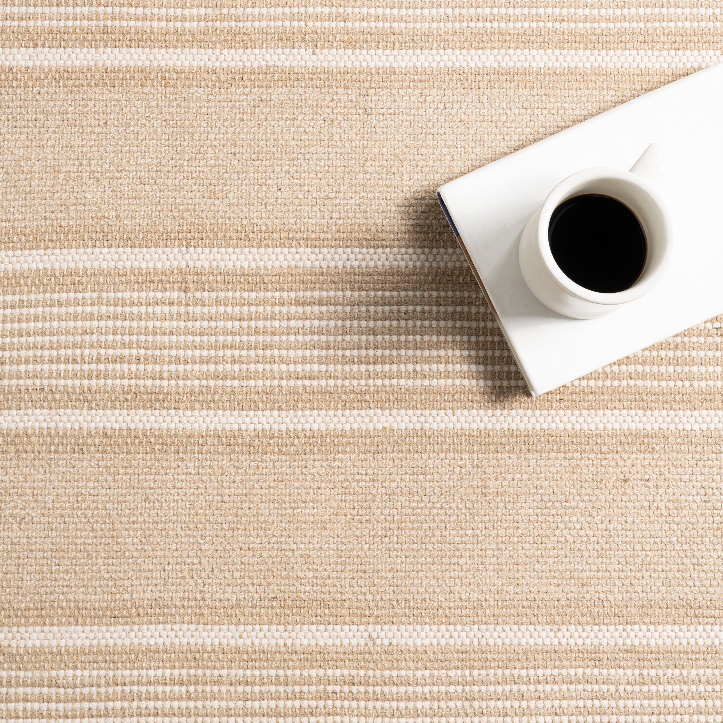 Loretta Striped Jute Rug | Natural - Image 8
