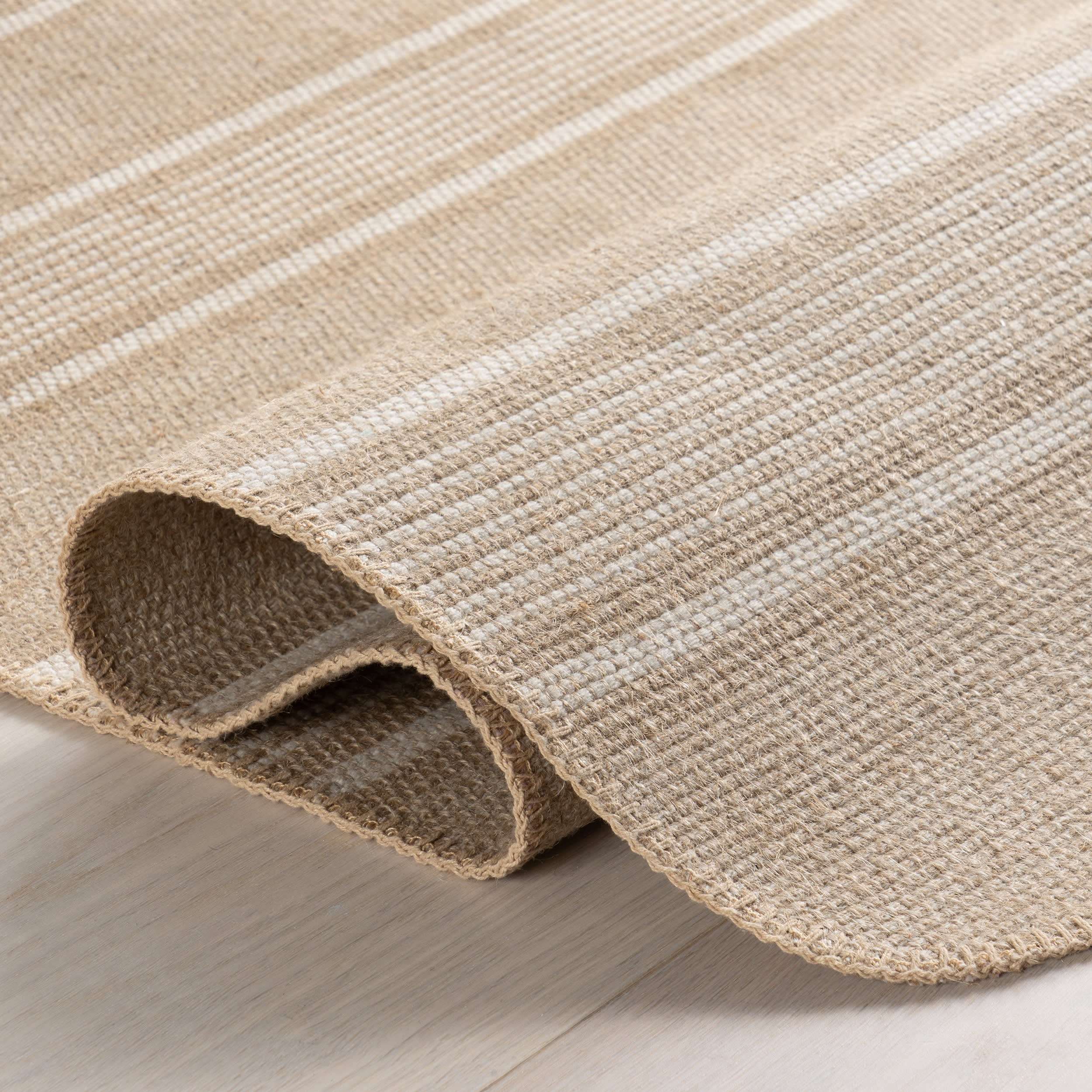 Loretta Striped Jute Rug | Natural - Image 9