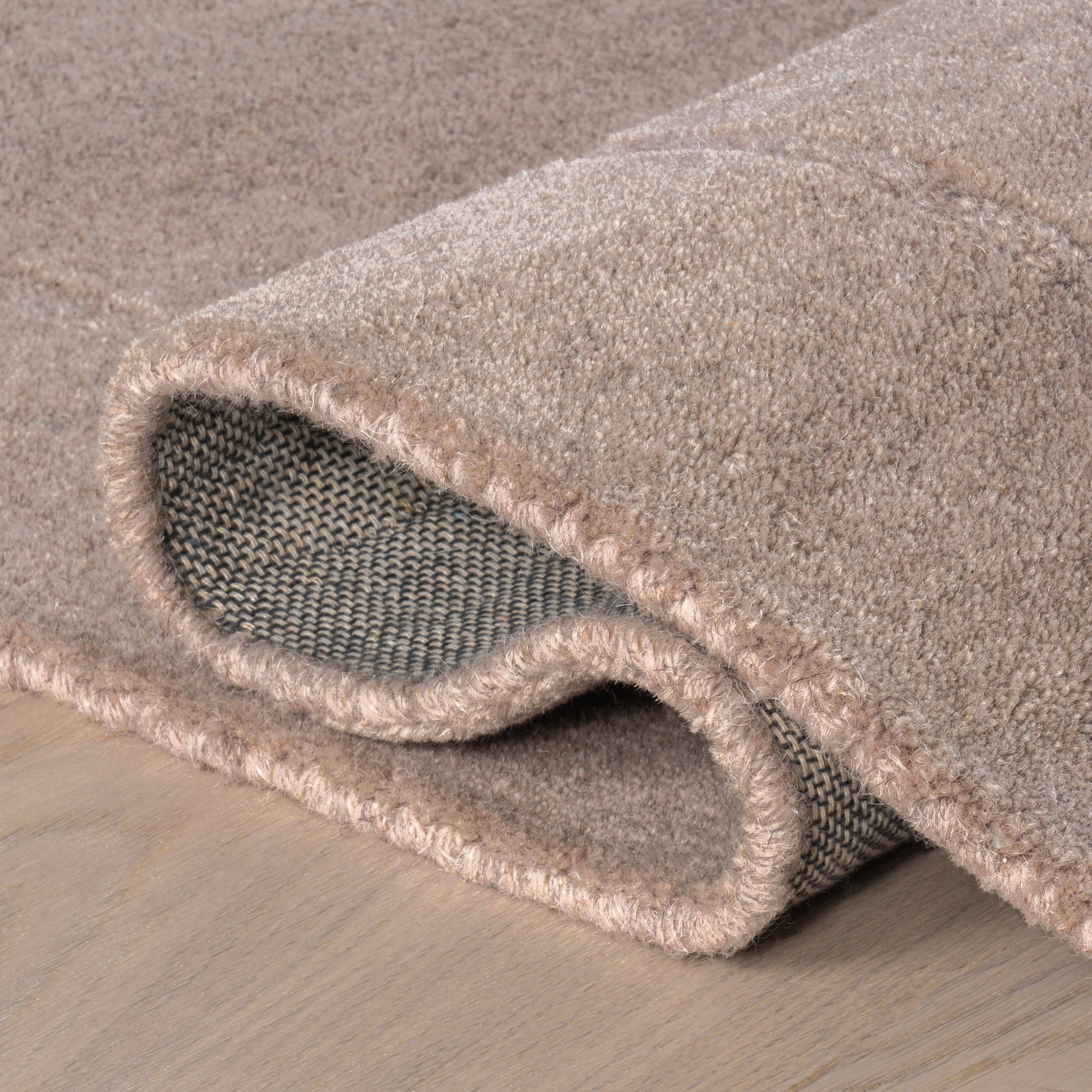 Los Feliz Abstract Wool Rug | Mauve - Image 8