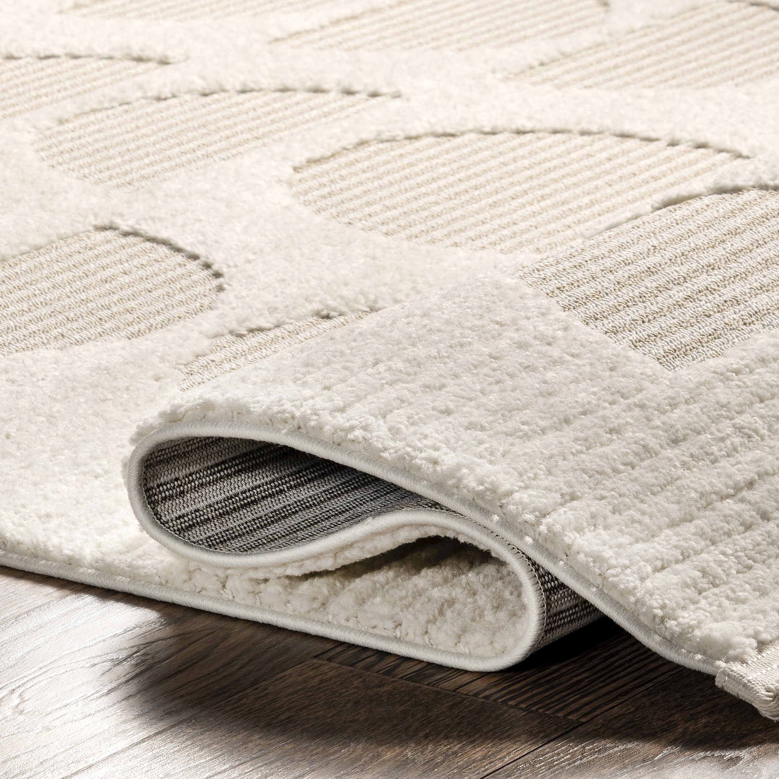 Lou Abstract Moon Rug | Ivory - Image 7