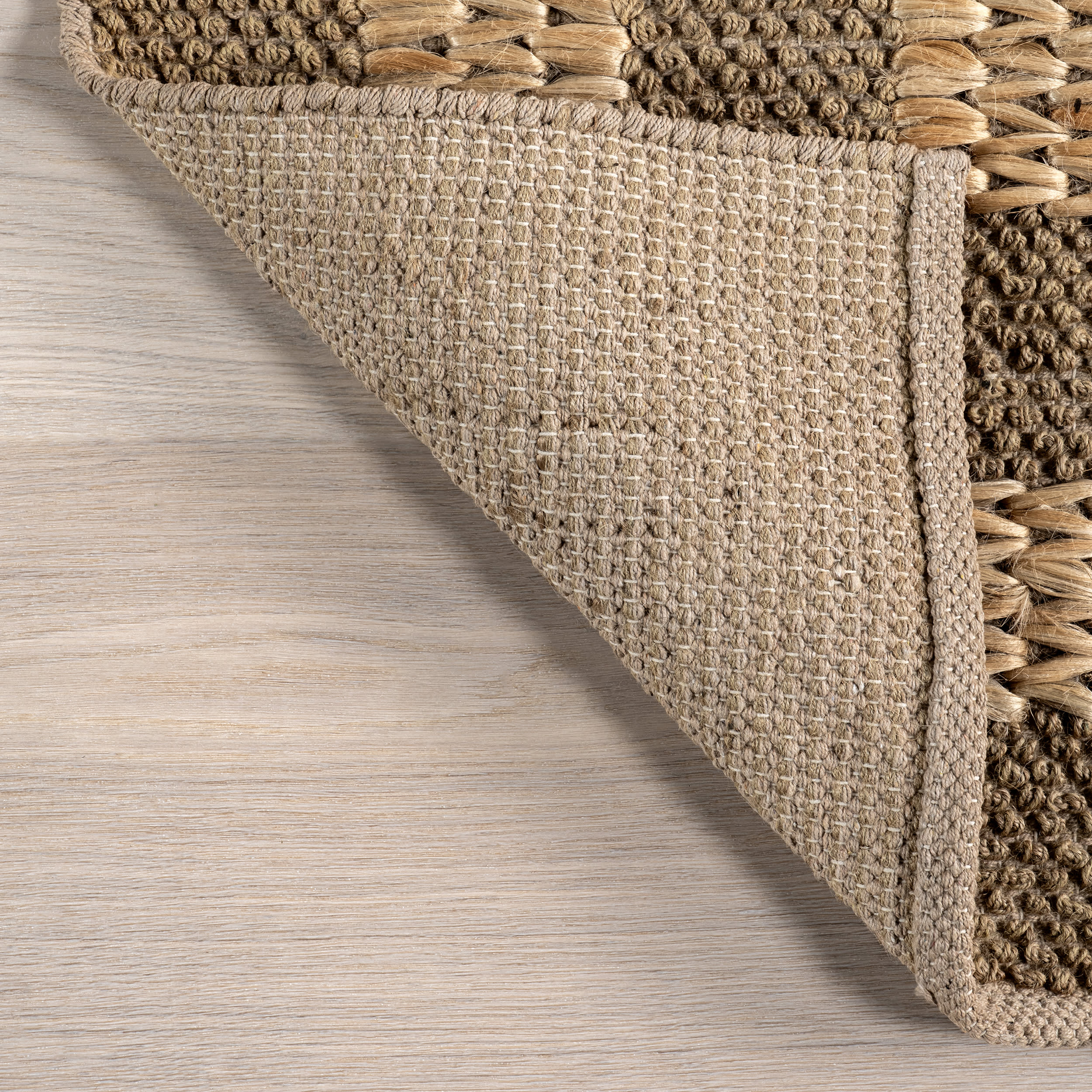 Lourdes Jute Bordered Rug | Natural - Image 6