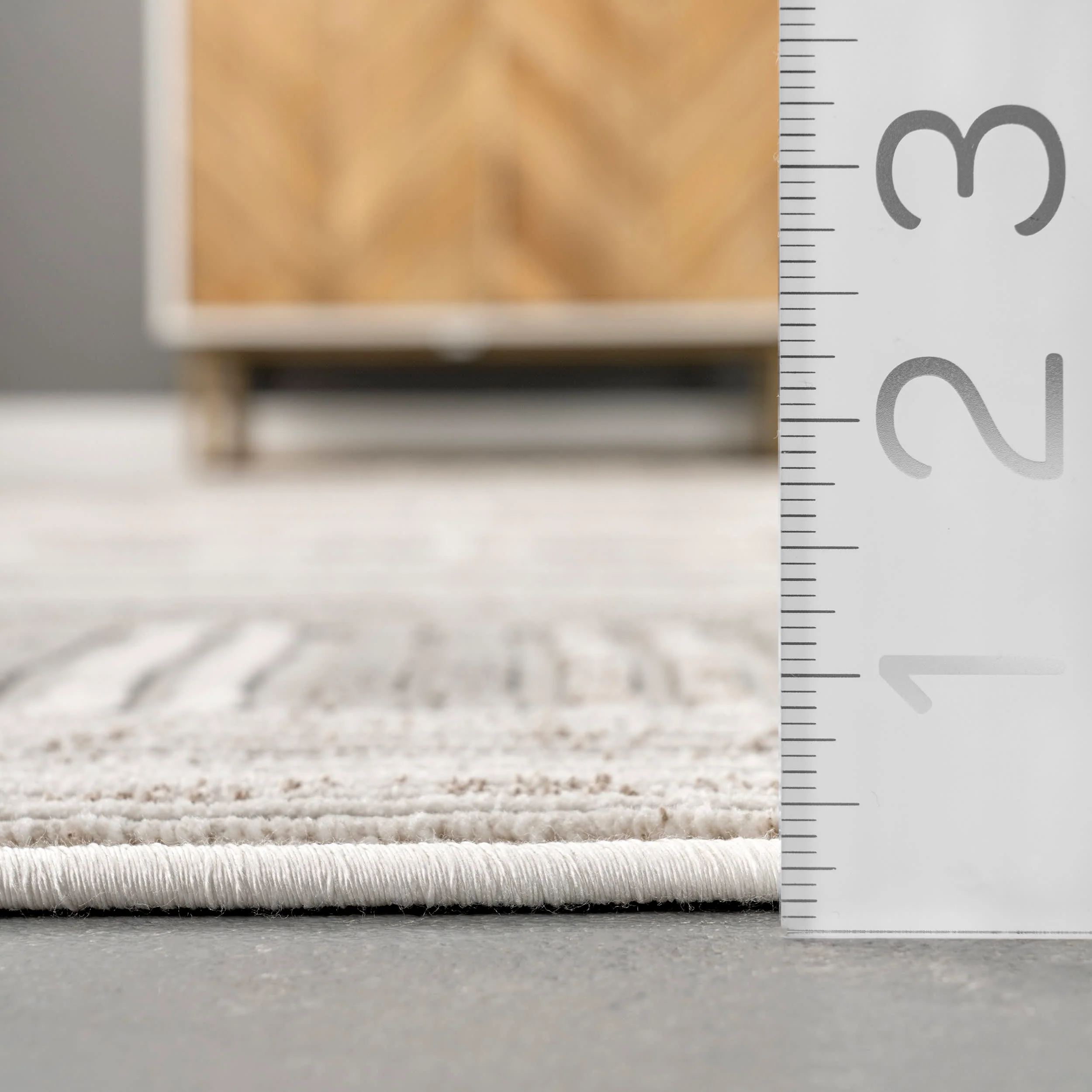 Lucy Abstract Pinstripes Rug | Grey - Image 5