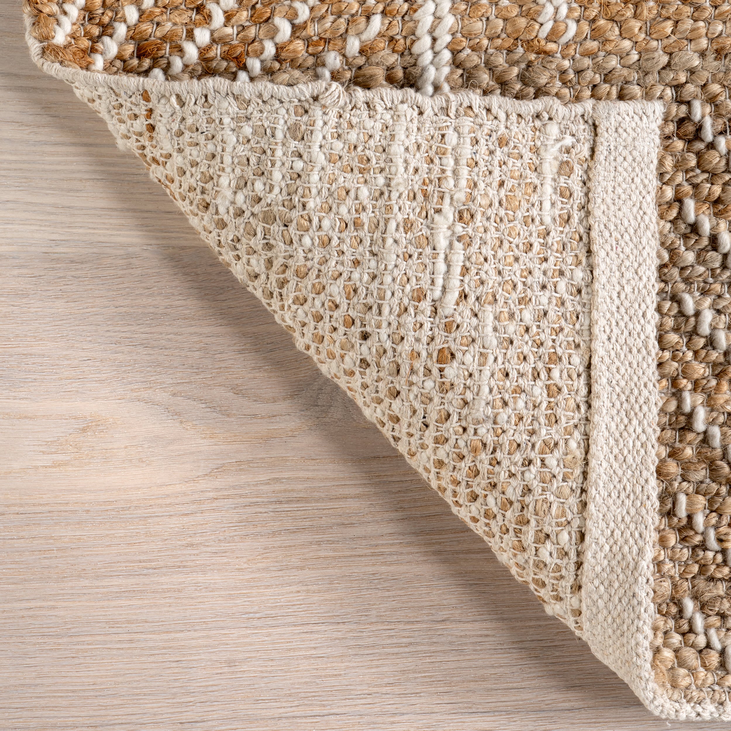 Luella Geometric Jute Rug | Natural - Image 6