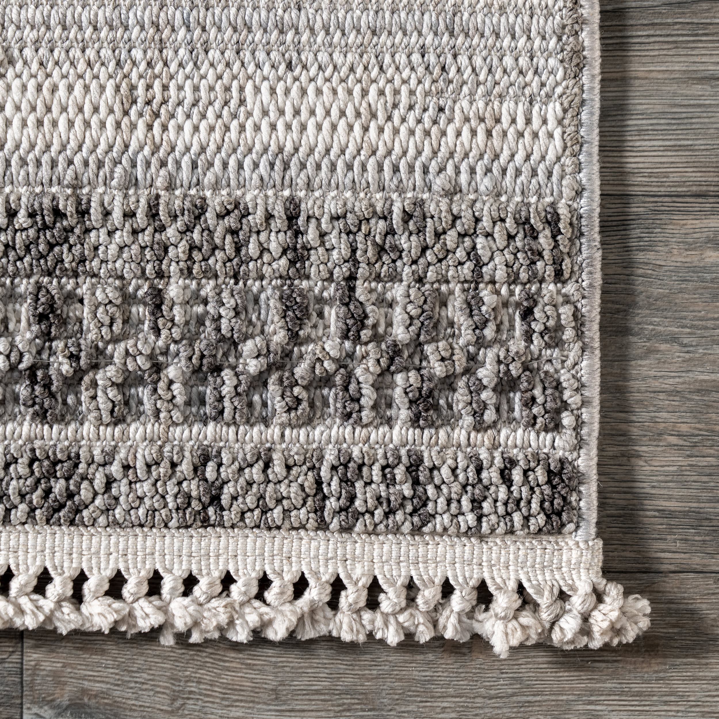 Lulu Waves Rug | Light Grey - Image 3