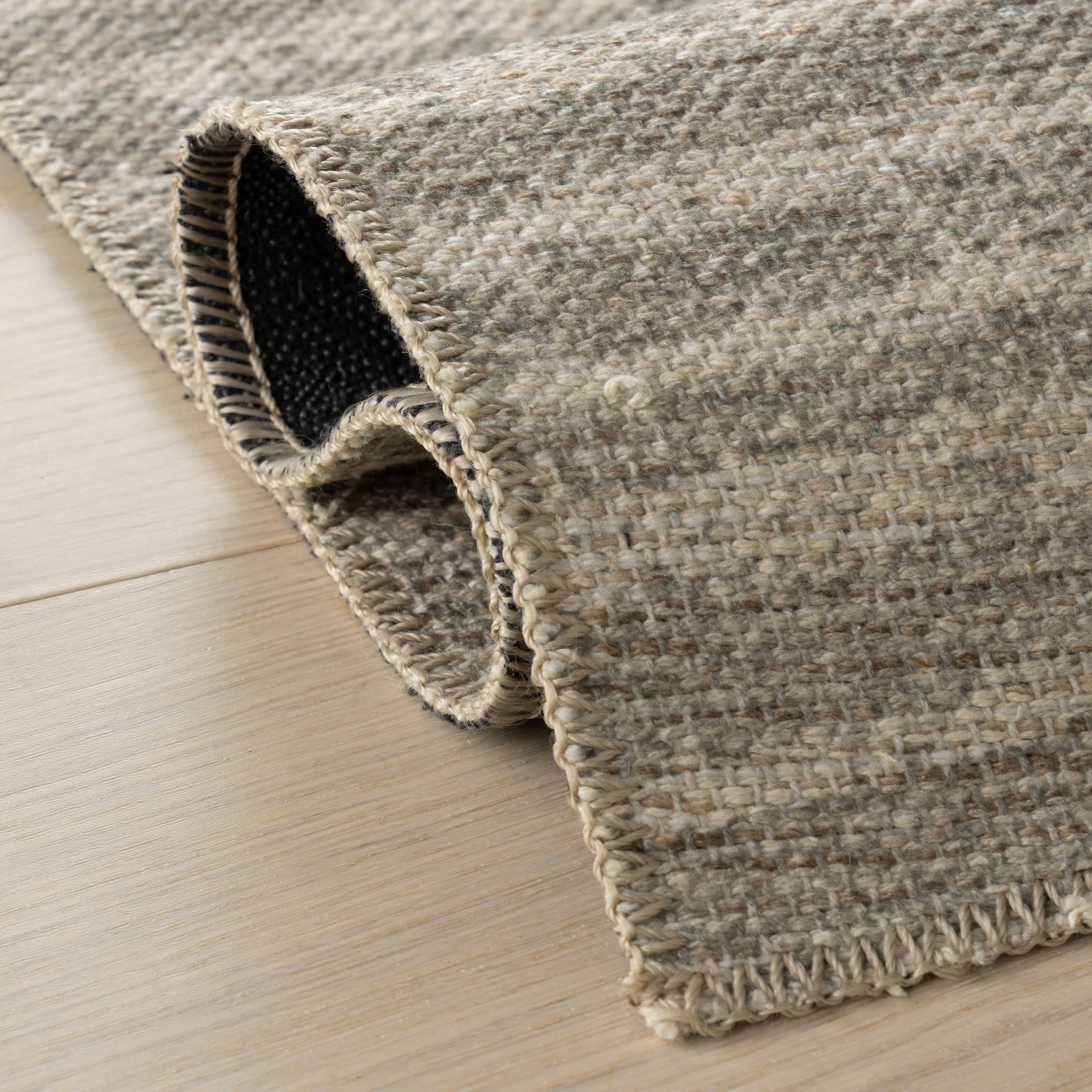 Lulwa Abstract Bohemian Washable Rug | Green - Image 10