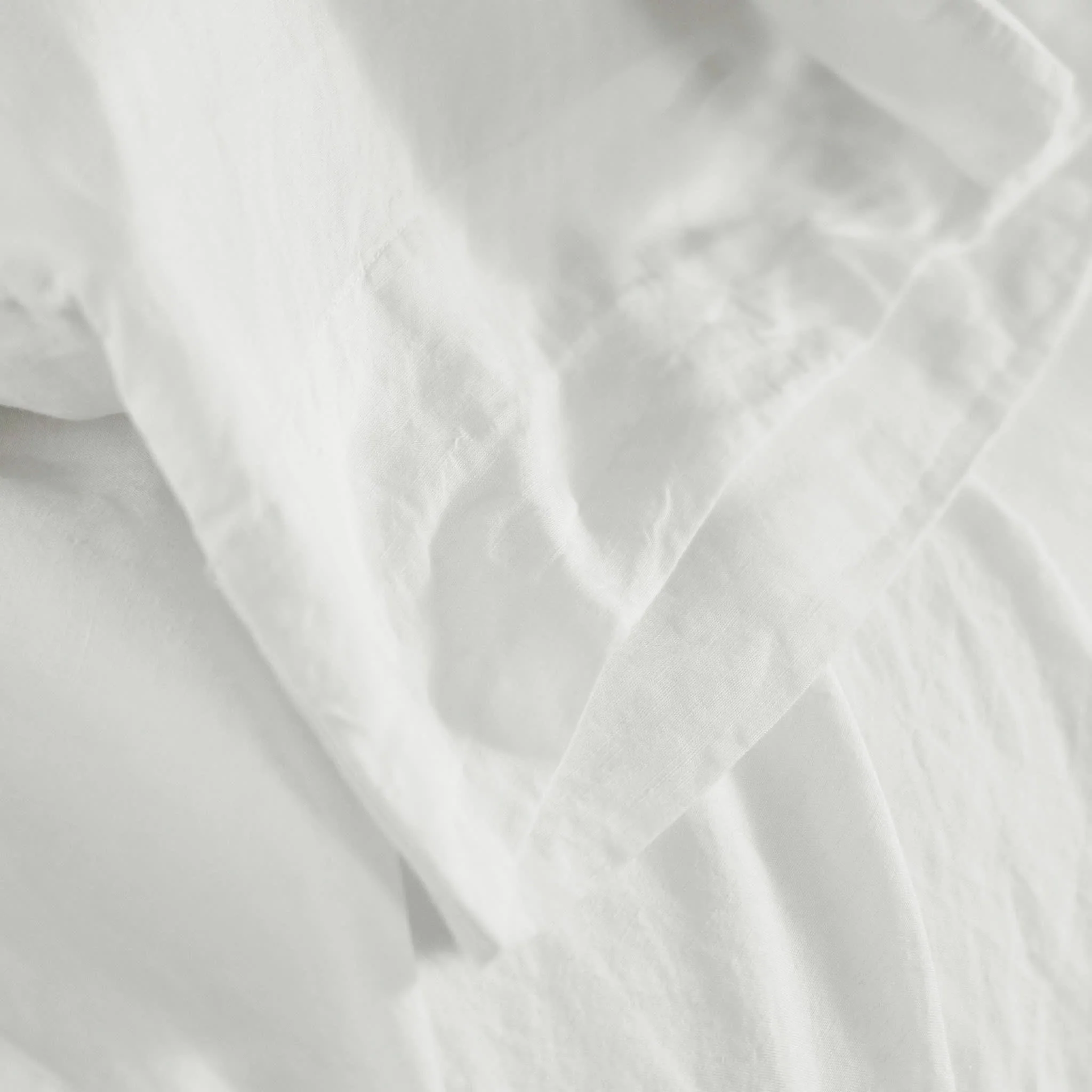 Luna Linen Sheet Set | White - Image 3