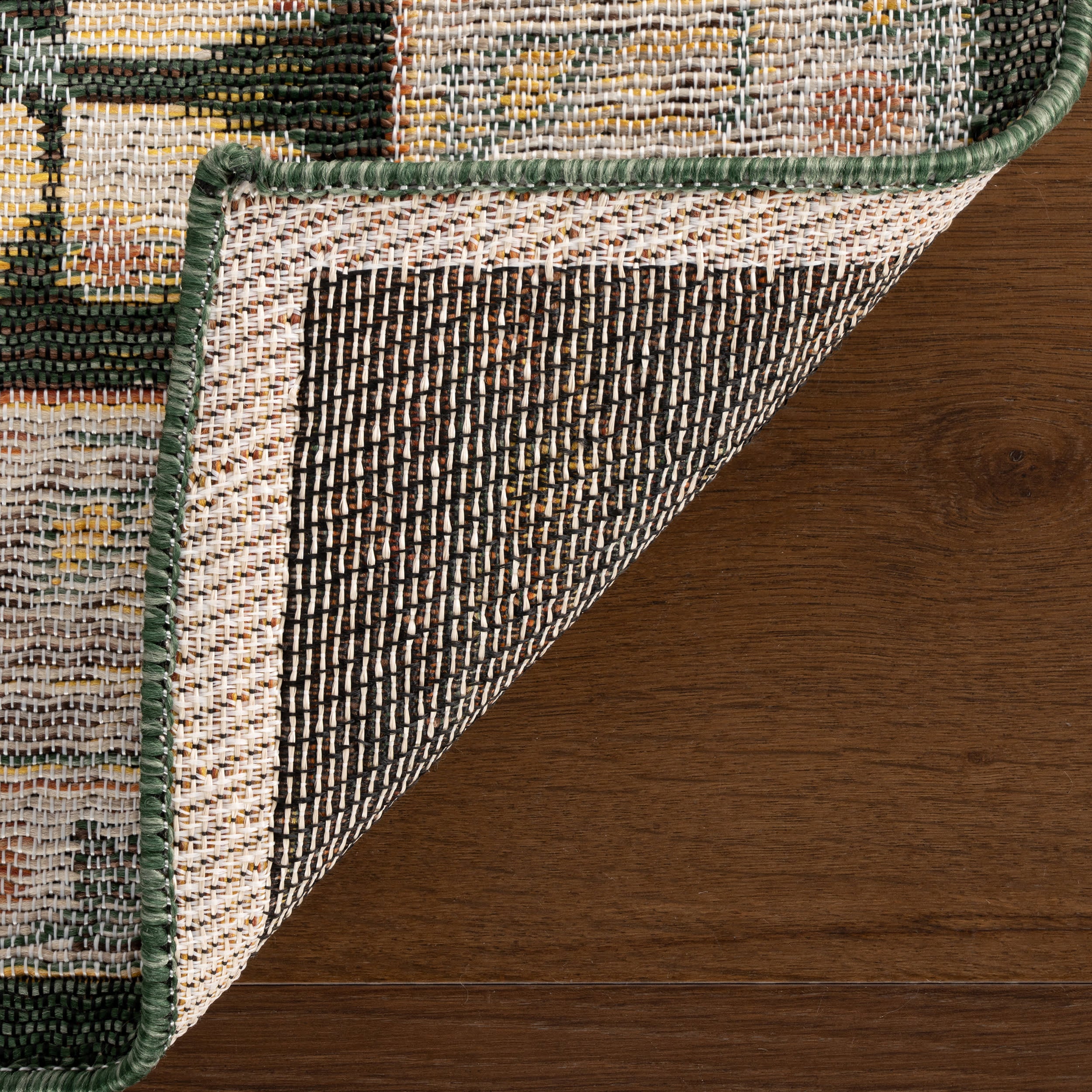 Lunaven Traditional Floral Indoor/Outdoor Rug | Green - Image 8