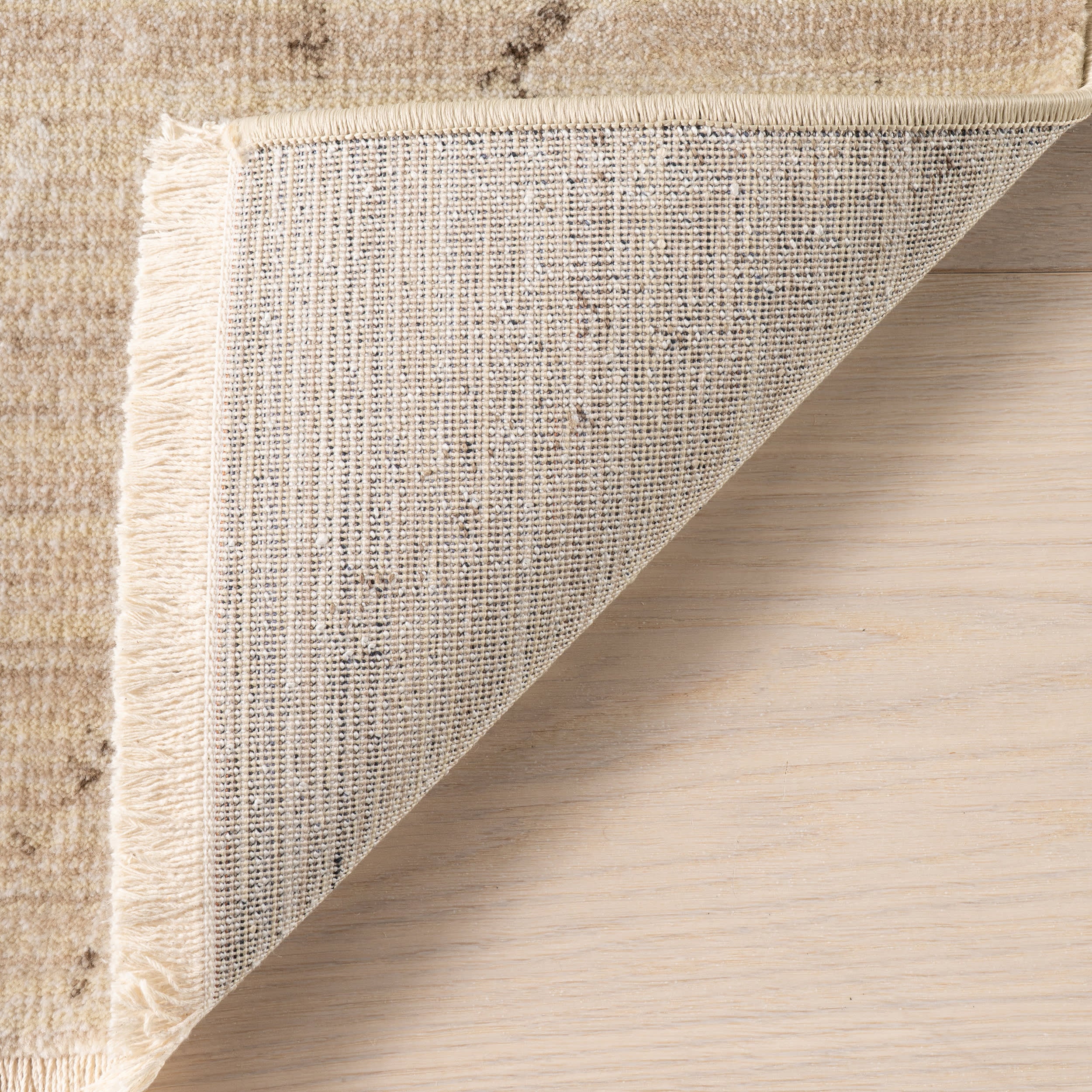 Luniva Plush Abstract Area Rug | Beige - Image 7