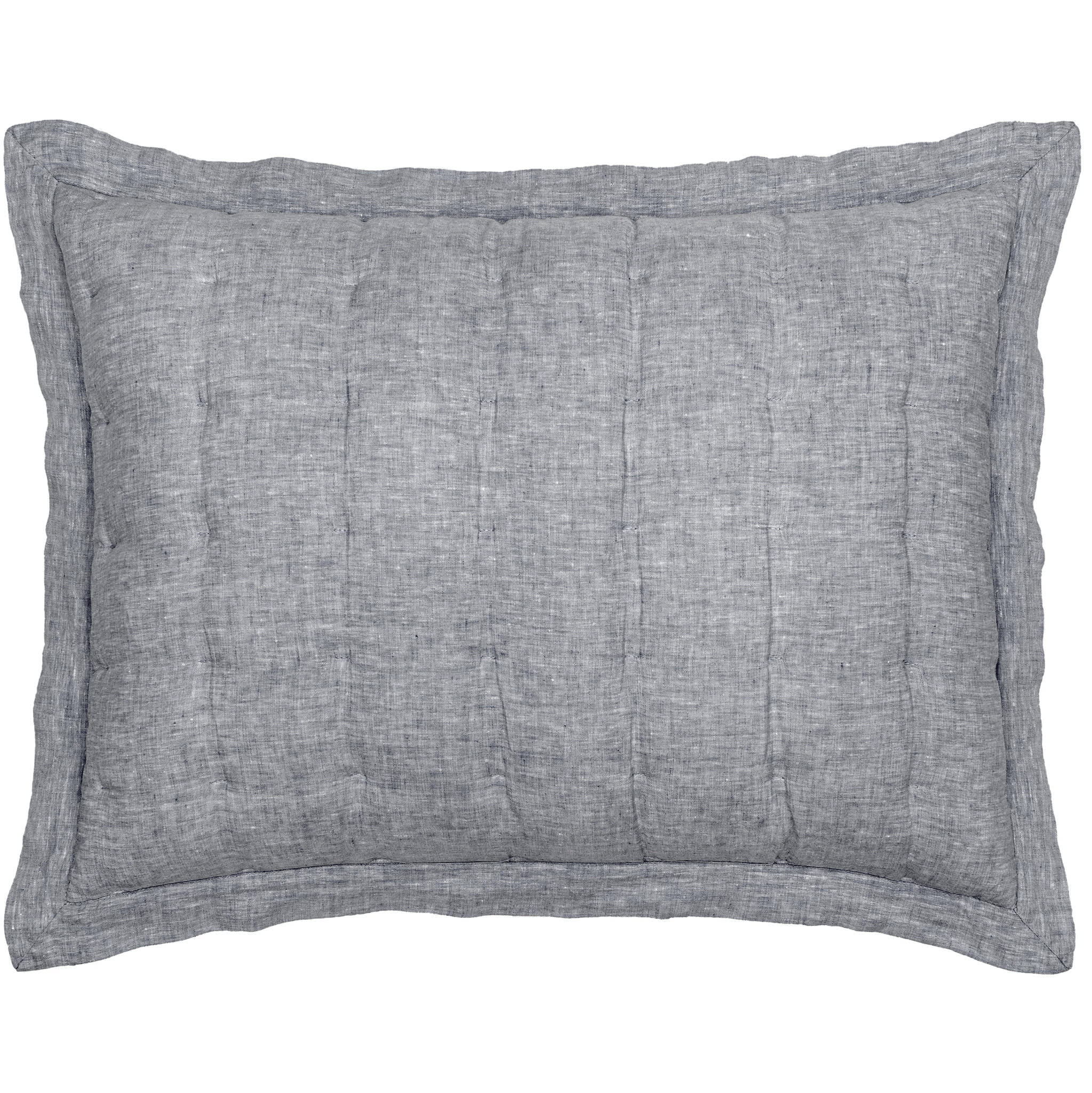 Lush Linen Puff Sham | Black - Image 2