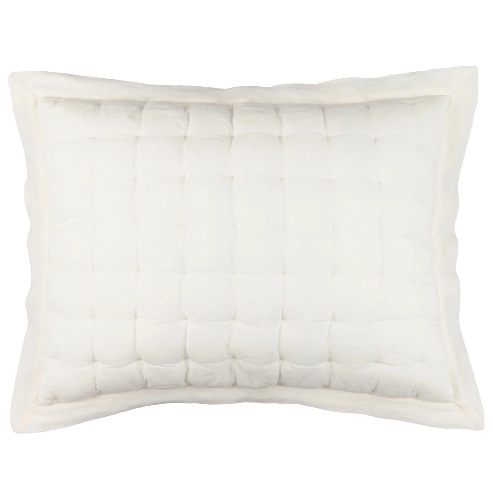 Lush Linen Puff Sham | Ivory - Image 3