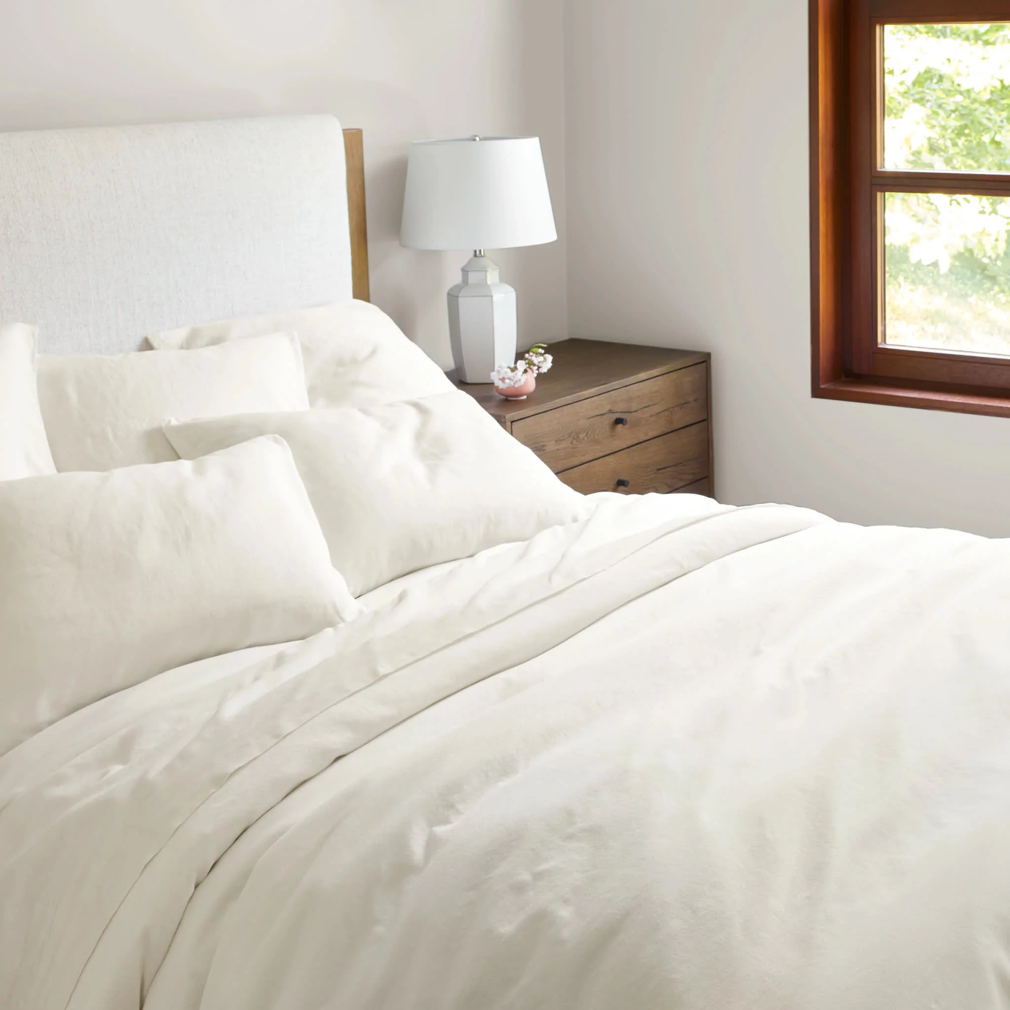 Lush Linen Duvet Cover | Ivory - Image 2