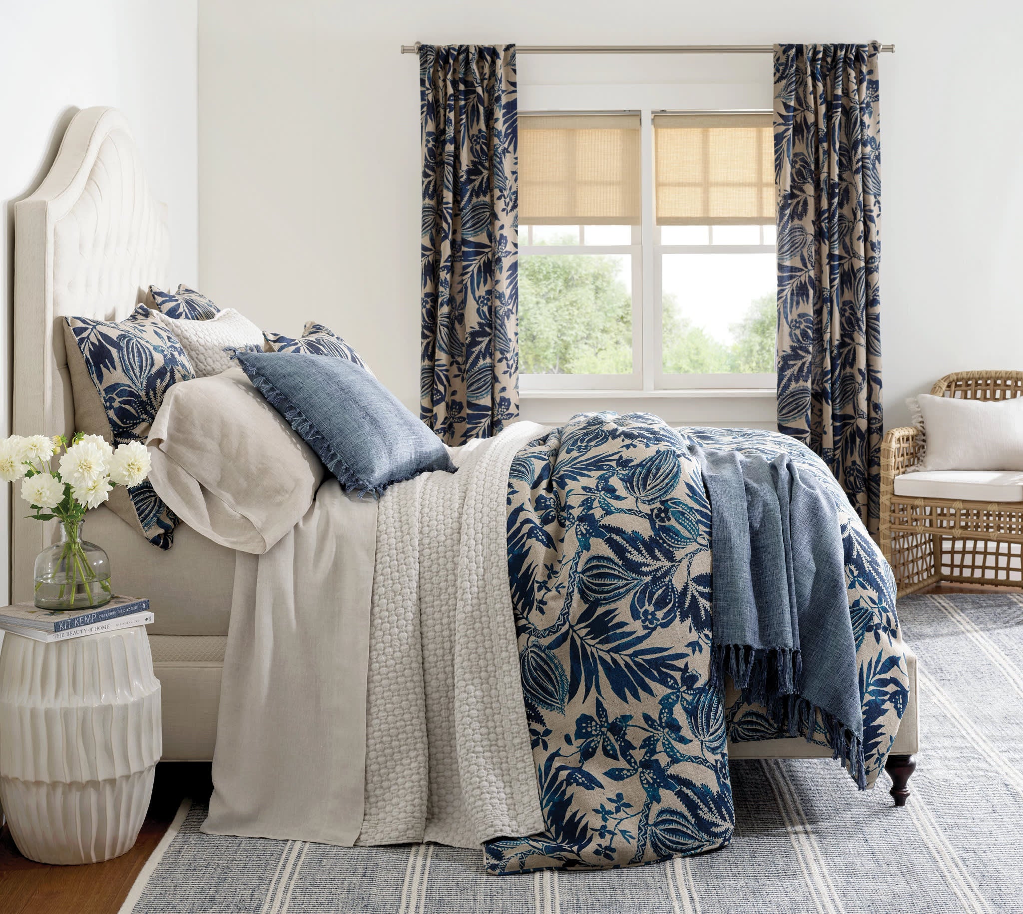 Antigua Linen sham | Blue - Image 3
